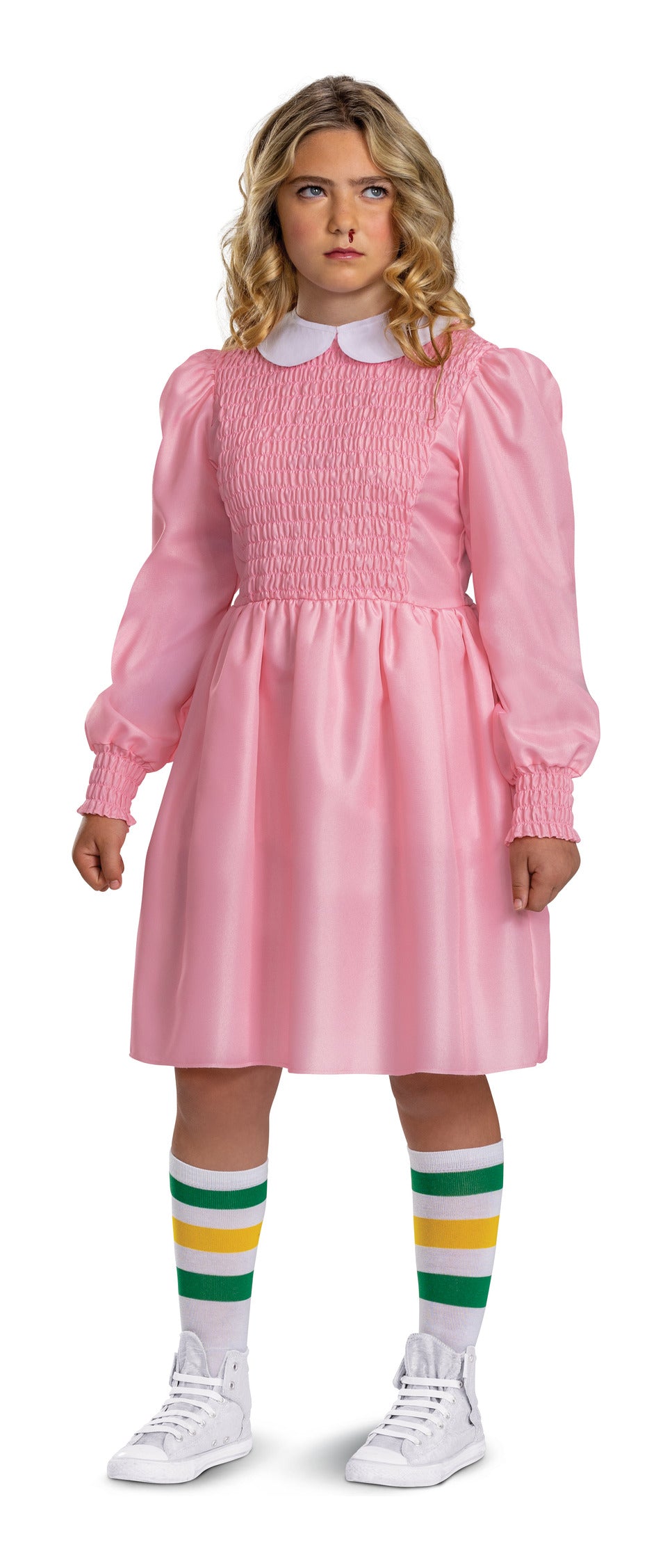 Stranger Things Eleven Pink Dress Costume Tween XL 14-16
