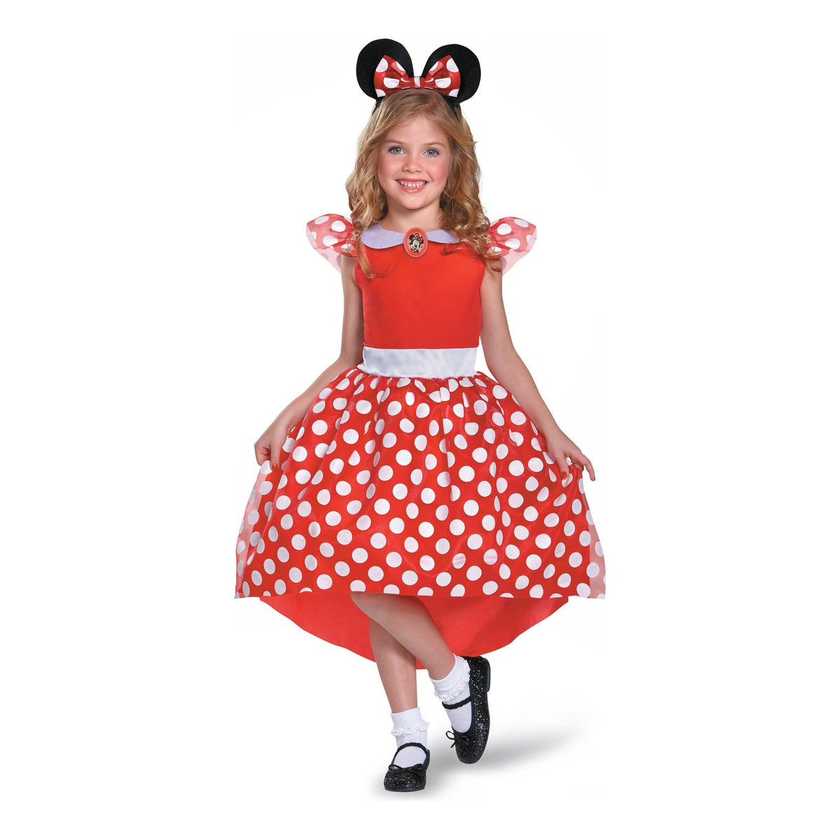 Disney Minnie Mouse Classic Red Costume, Size S 5-6 Years