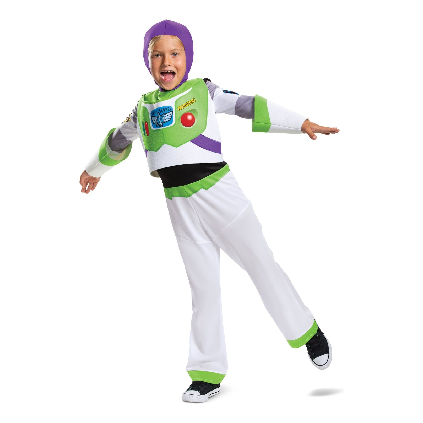 Disney Pixar Toy Story Buzz Lightyear Deluxe Costume, Medium 7–8 Years