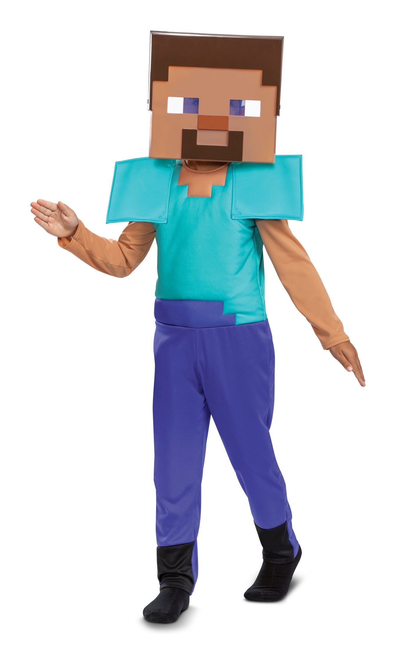 Minecraft Steve Fancy Dress Costume M (7–8 Years)