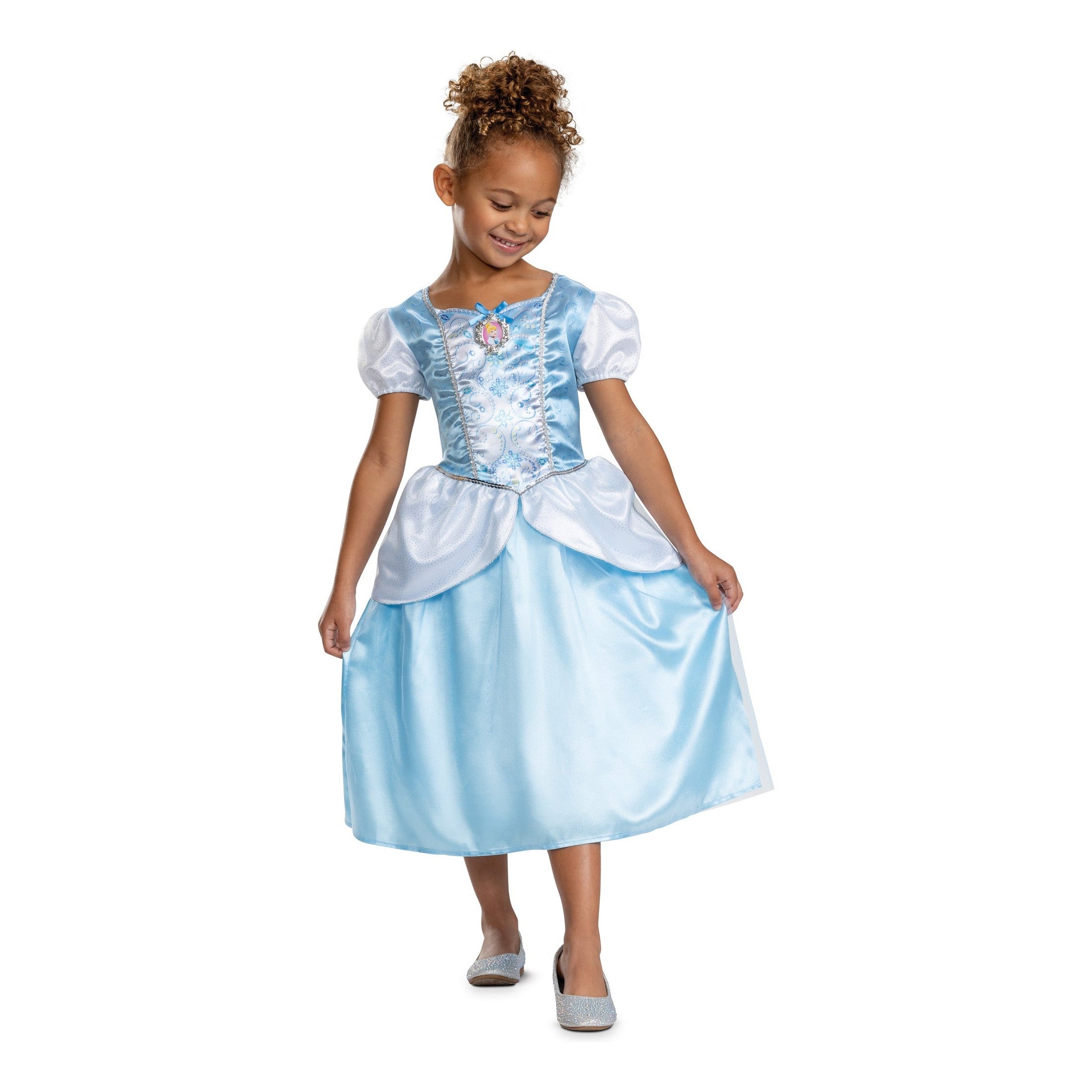Disney Cinderella Classic Costume for Girls, 7-8 Years