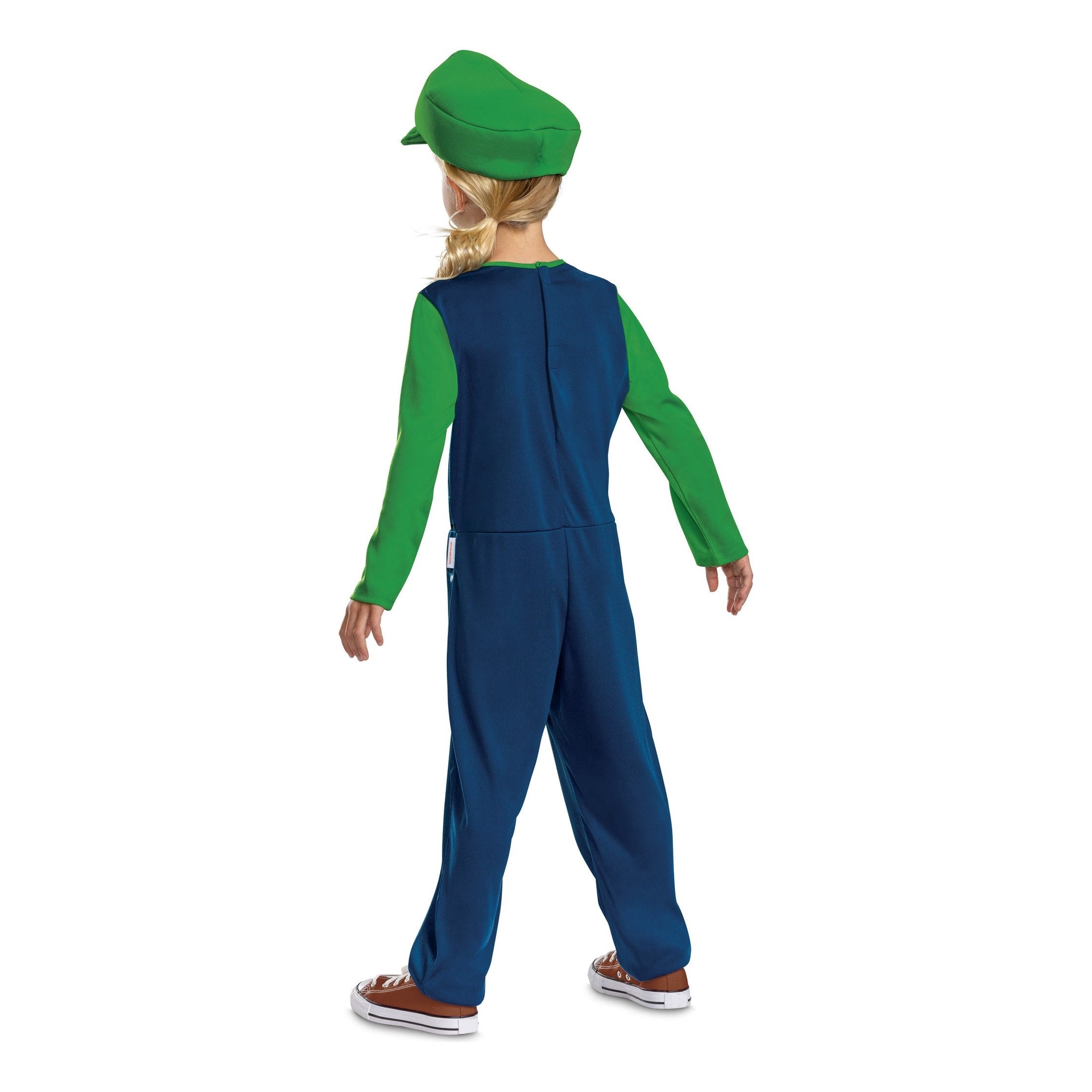 Super Mario Luigi Fancy Dress Costume 7-8 Years