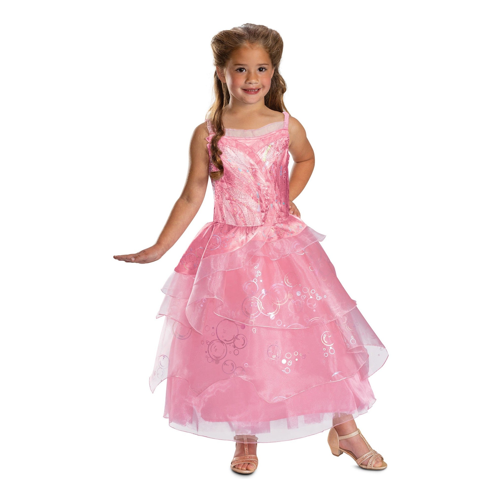 Wicked Glinda Pink Dress Deluxe Costume 5-6 Years