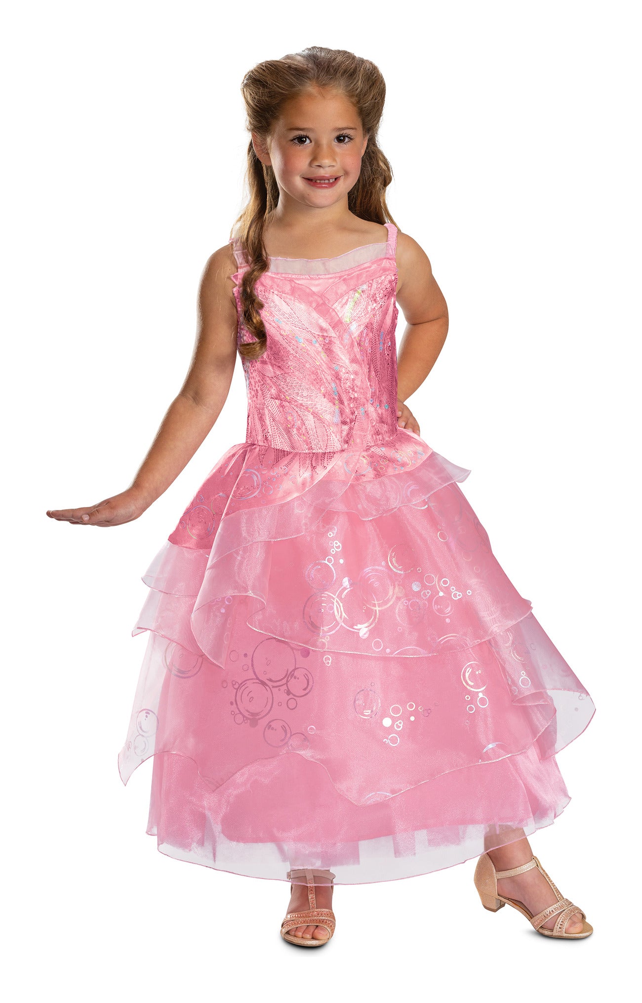 Wicked Glinda Pink Dress Deluxe Costume 3–4 Years