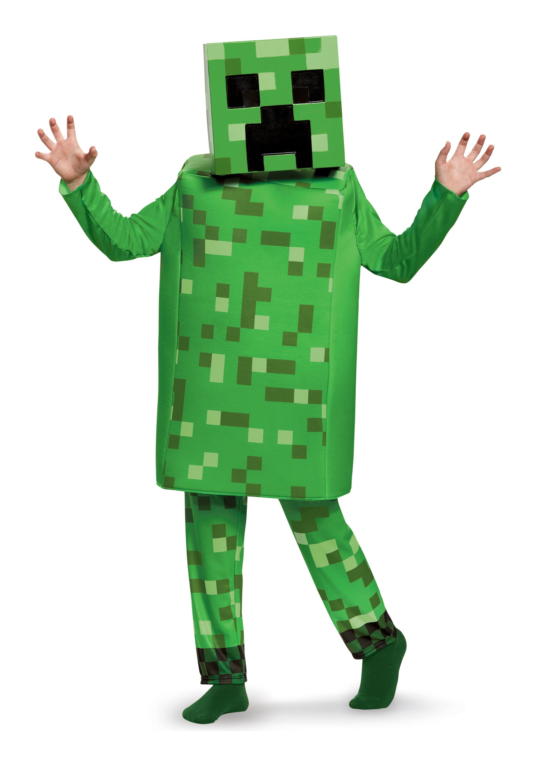 Minecraft Creeper Deluxe Costume 4-6 Years