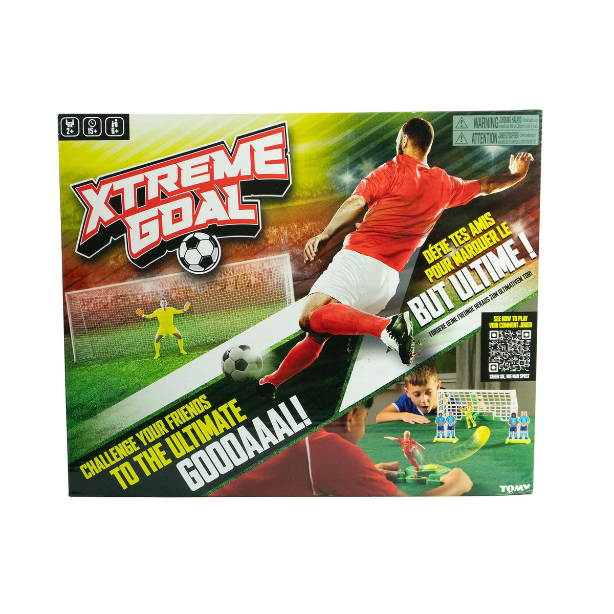 TOMY Xtreme Goal Tabletop Football Game