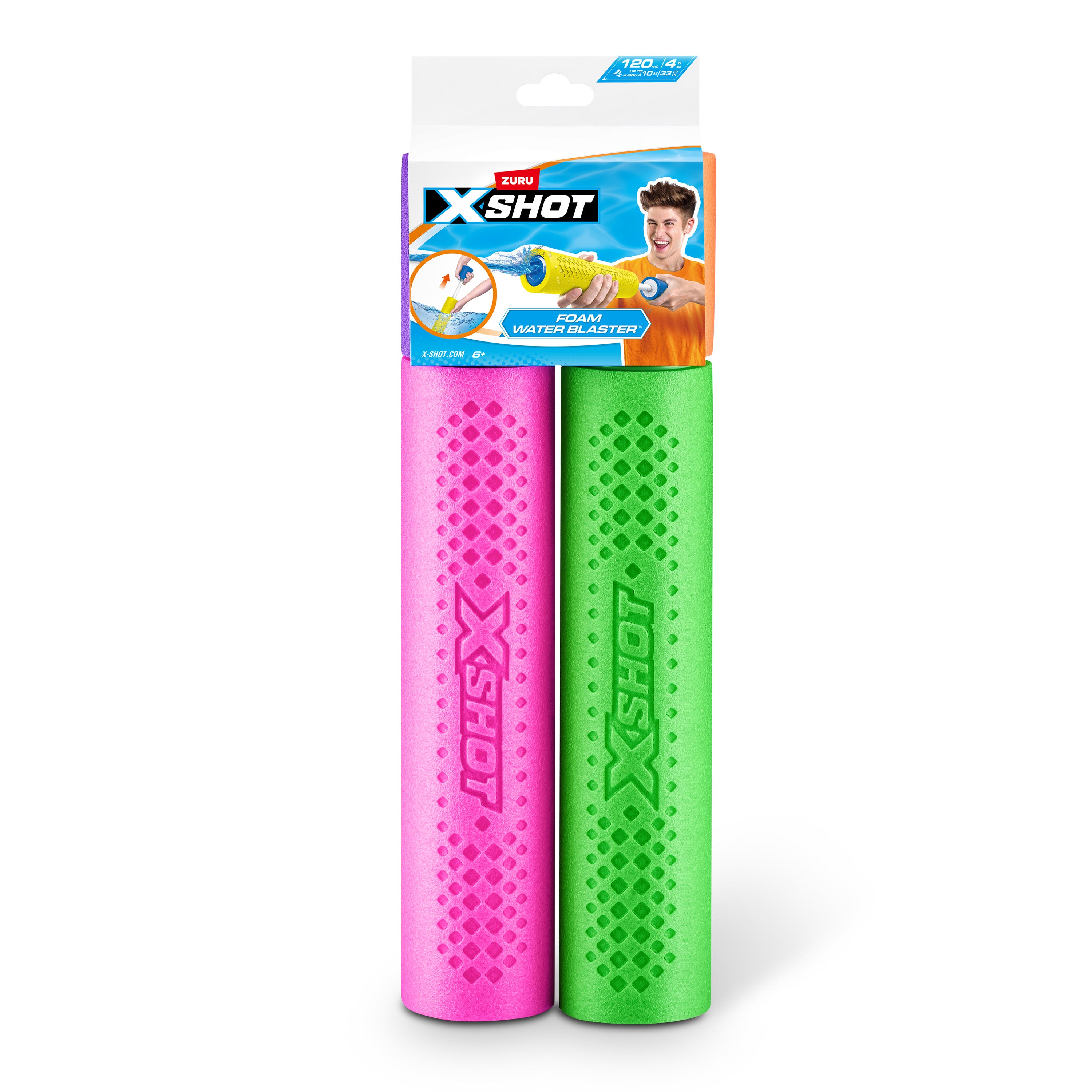 XShot Water Warfare S1 Foam Small Blaster 2pk