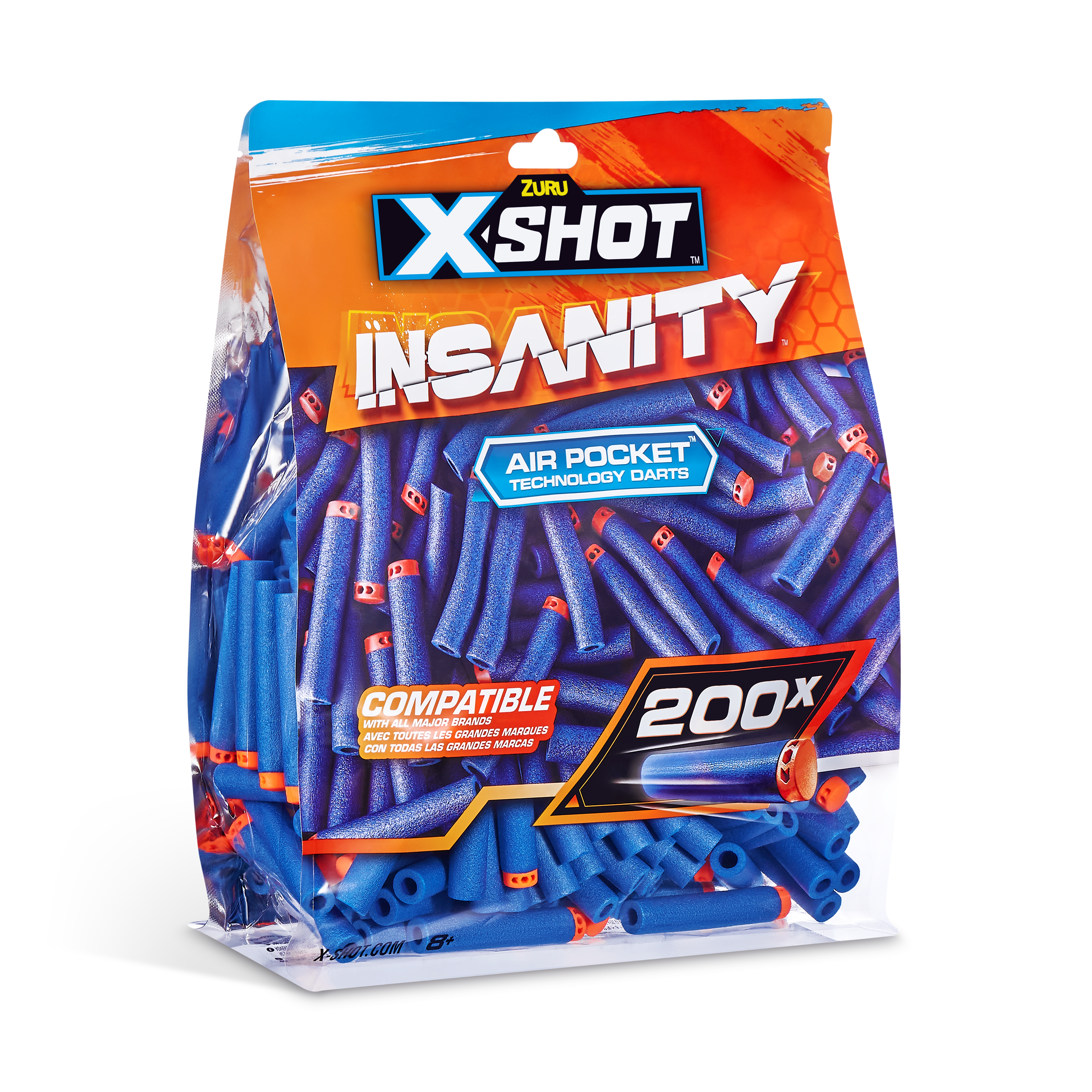 X-Shot Insanity 200 Pack Refill Darts