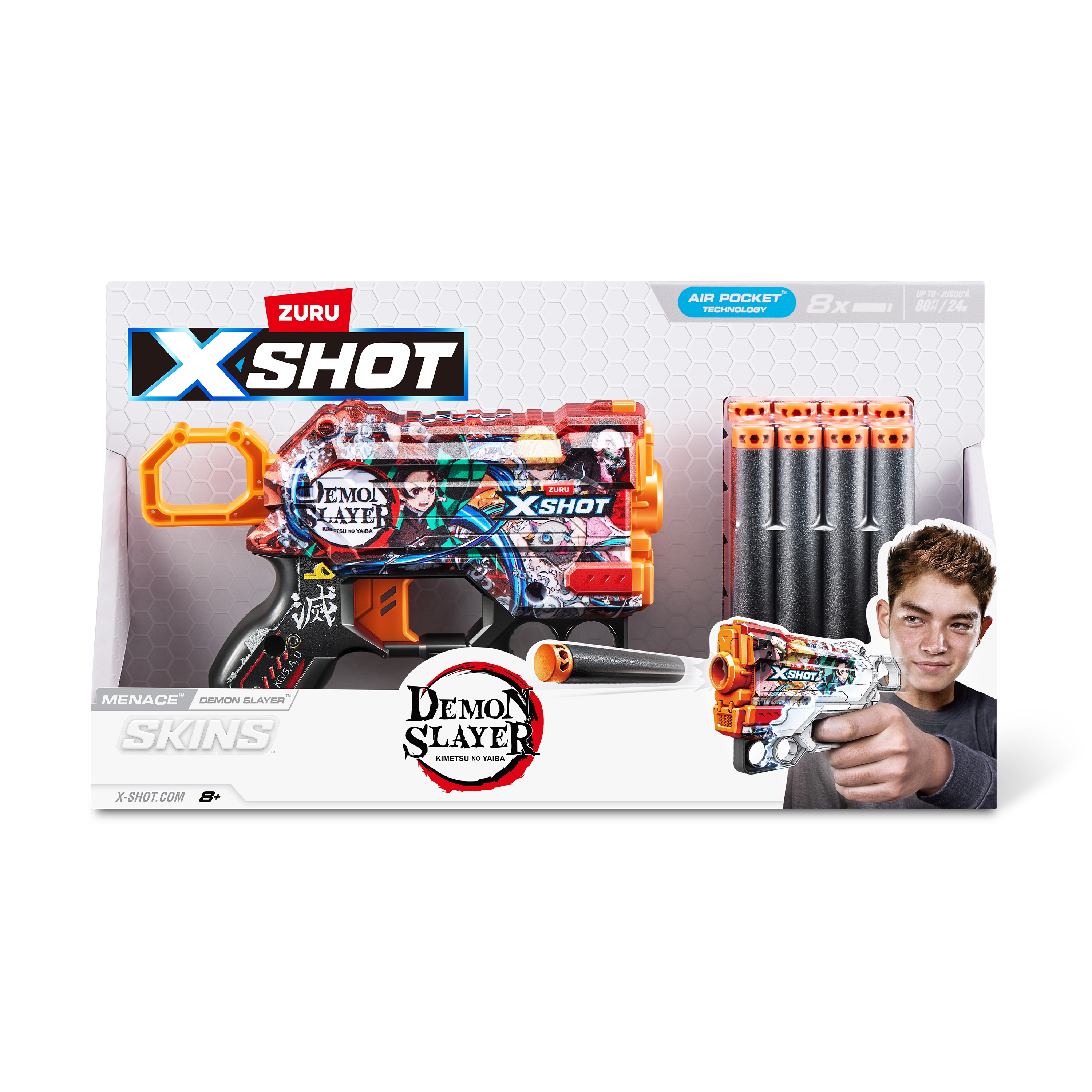 XShot Skins S1 Menace Demon Slayer (8 Darts)