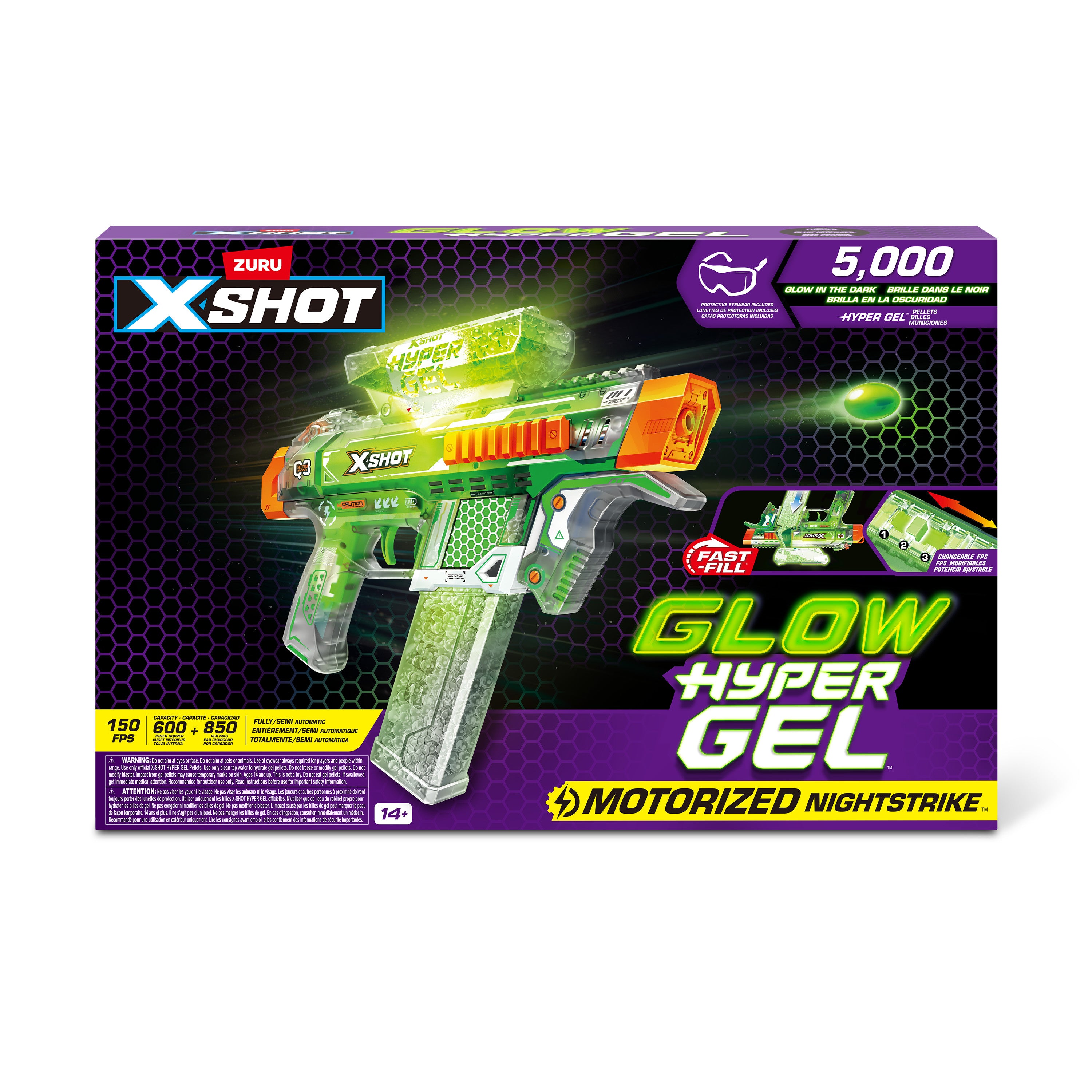 XShot Hyper Gel Glow in the Dark S1 Medium