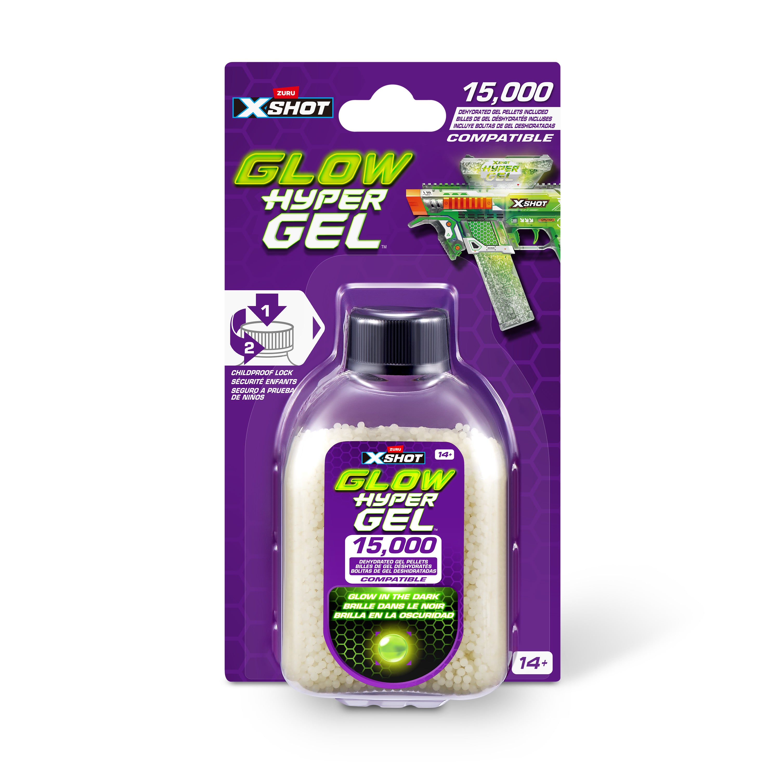 XShot Hyper Gel Glow in the Dark S1 Refill 15000