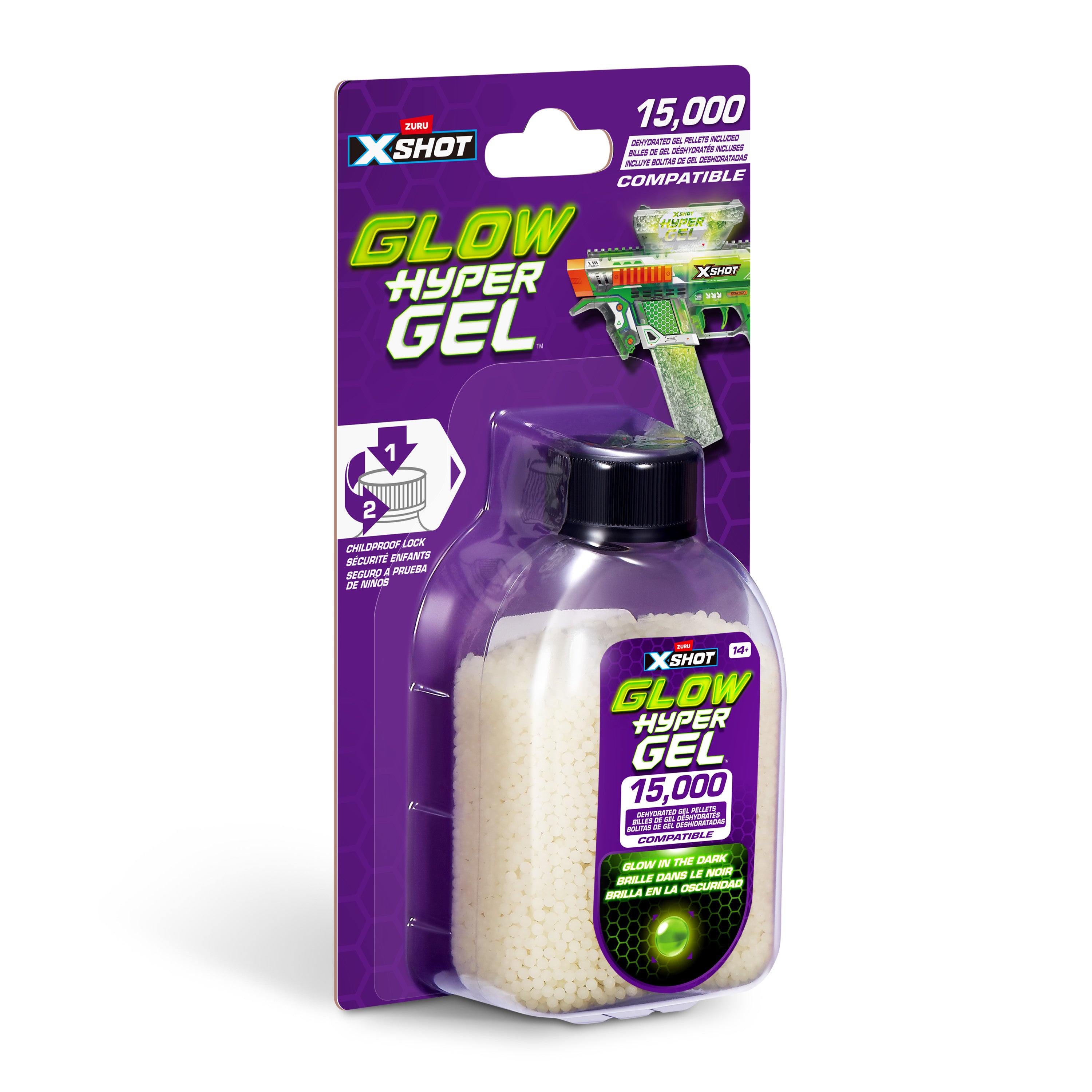 XShot Hyper Gel Glow in the Dark S1 Refill 15000