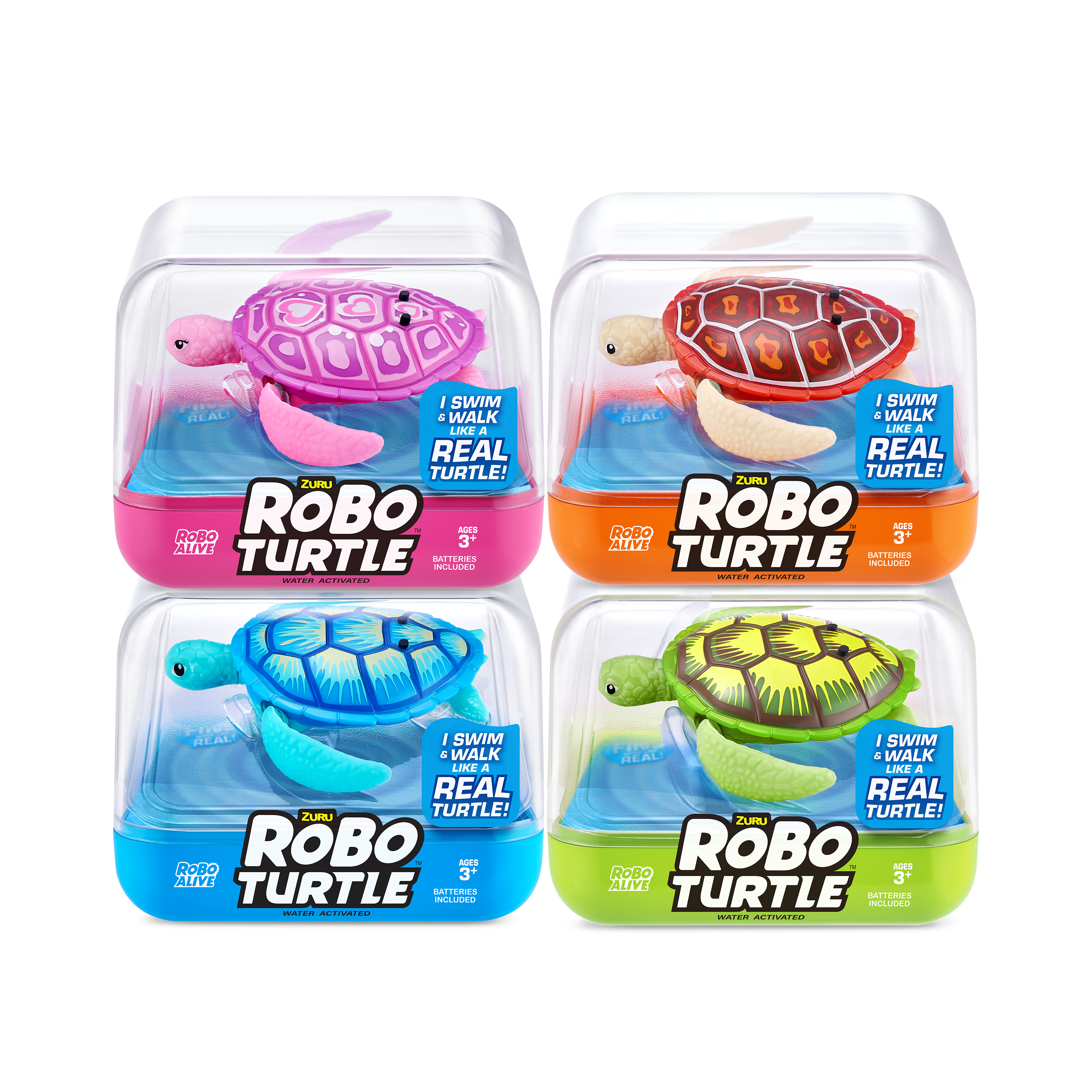 Robo Alive -  Robo Turtle - Series 1 (Colour selected at random)