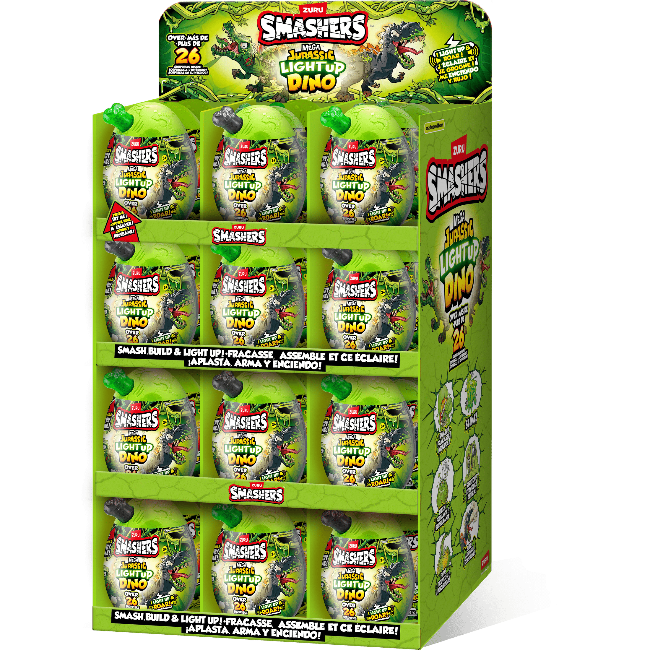 Smashers - Jurassic Mega Jurassic Light Up - Series 1