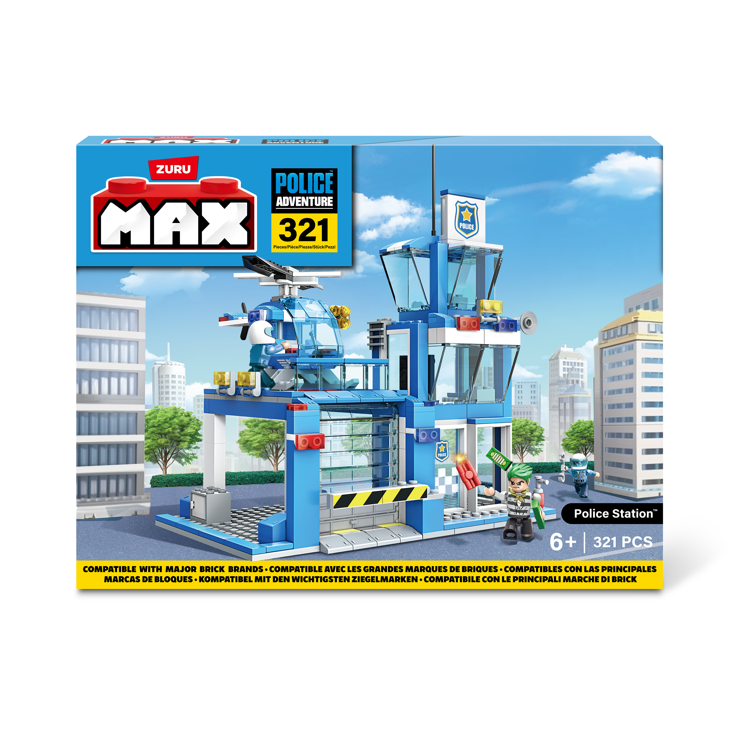 Max Max City S1 318 Piece Brick Box Playset