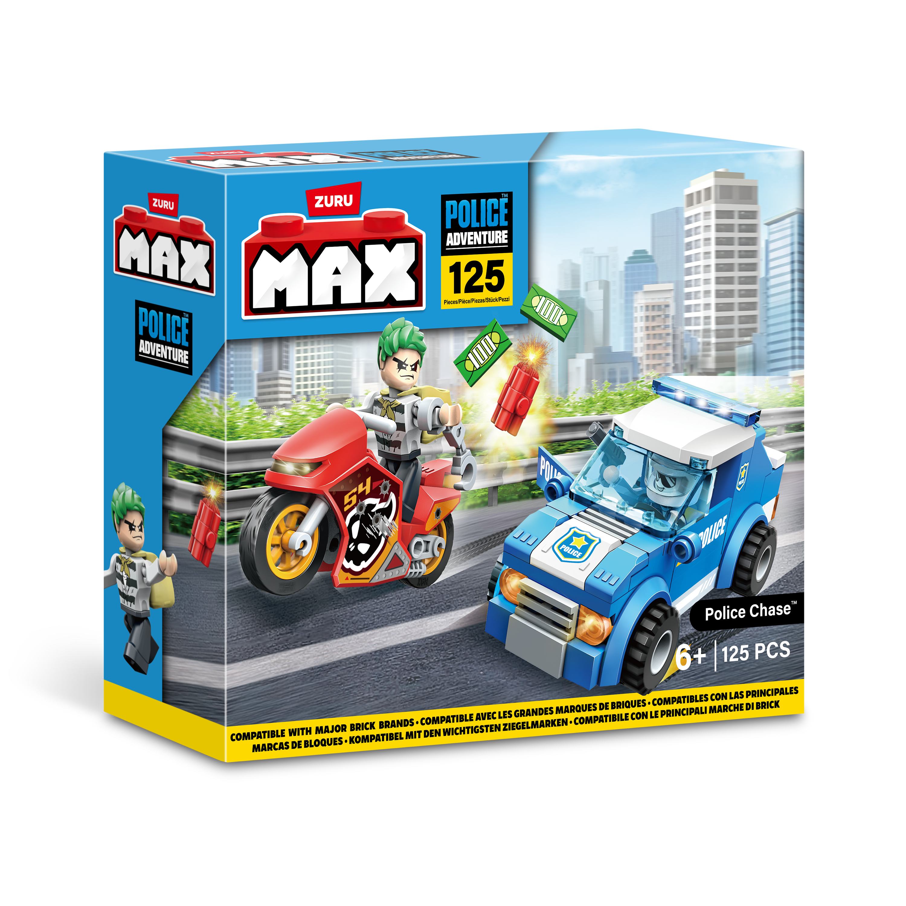 Max Max City S1 121 Piece Brick Box Playset