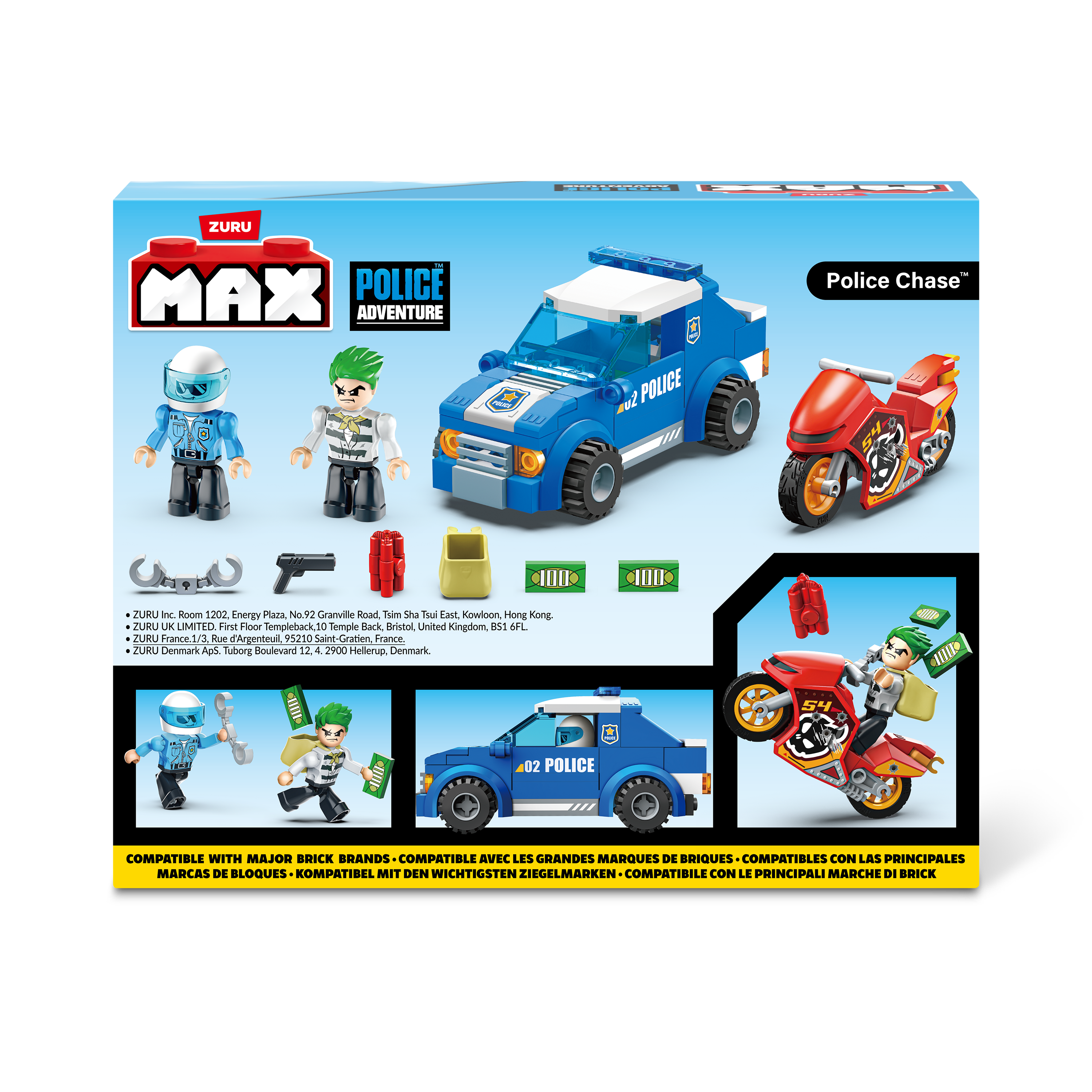 Max Max City S1 121 Piece Brick Box Playset