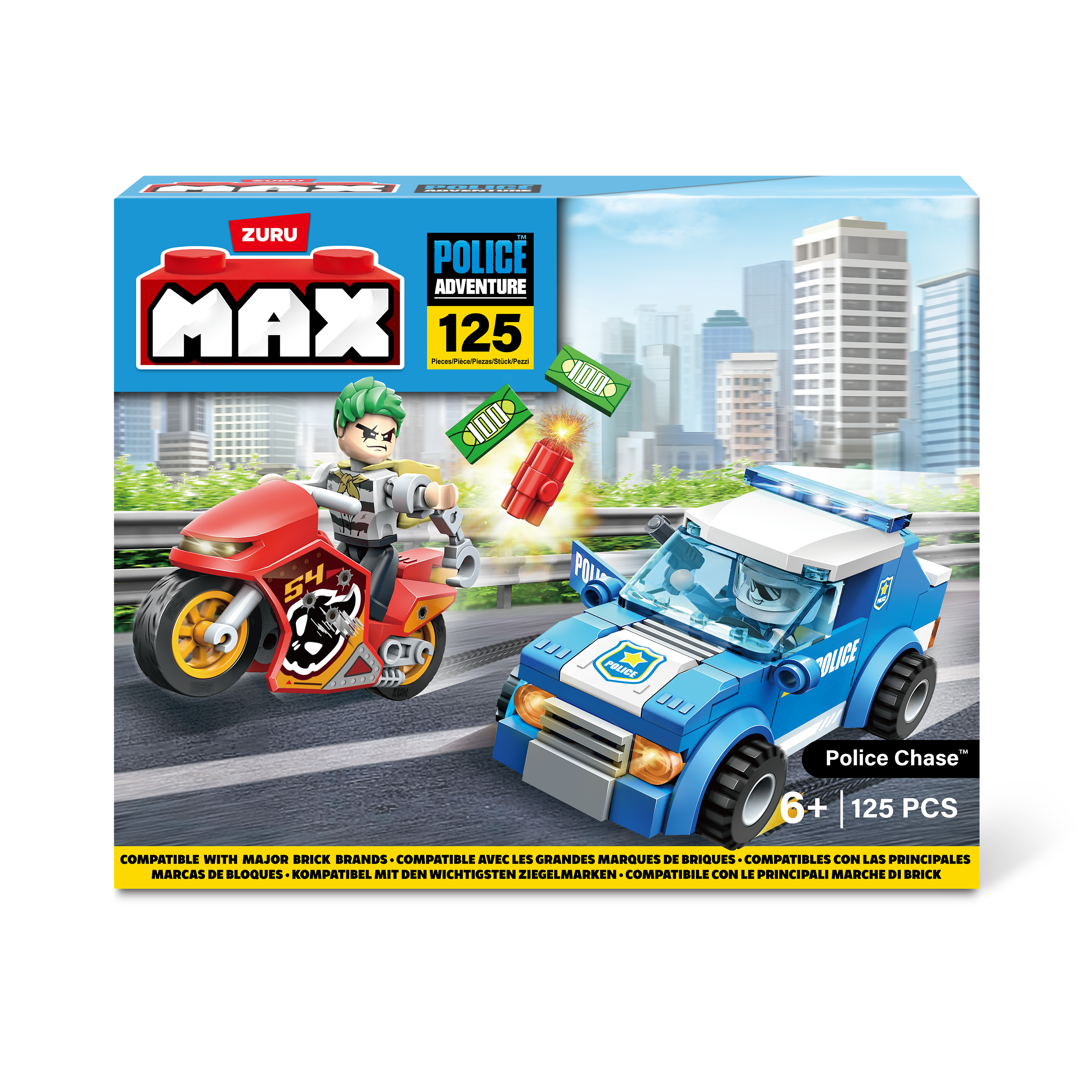 Max Max City S1 121 Piece Brick Box Playset