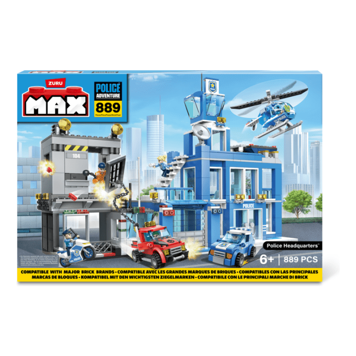 Max Max City S1 870 Piece Brick Box Playset