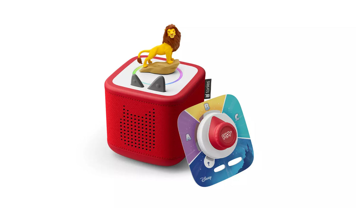 Tonies - Red Toniebox 2 Play Set with Lion King
