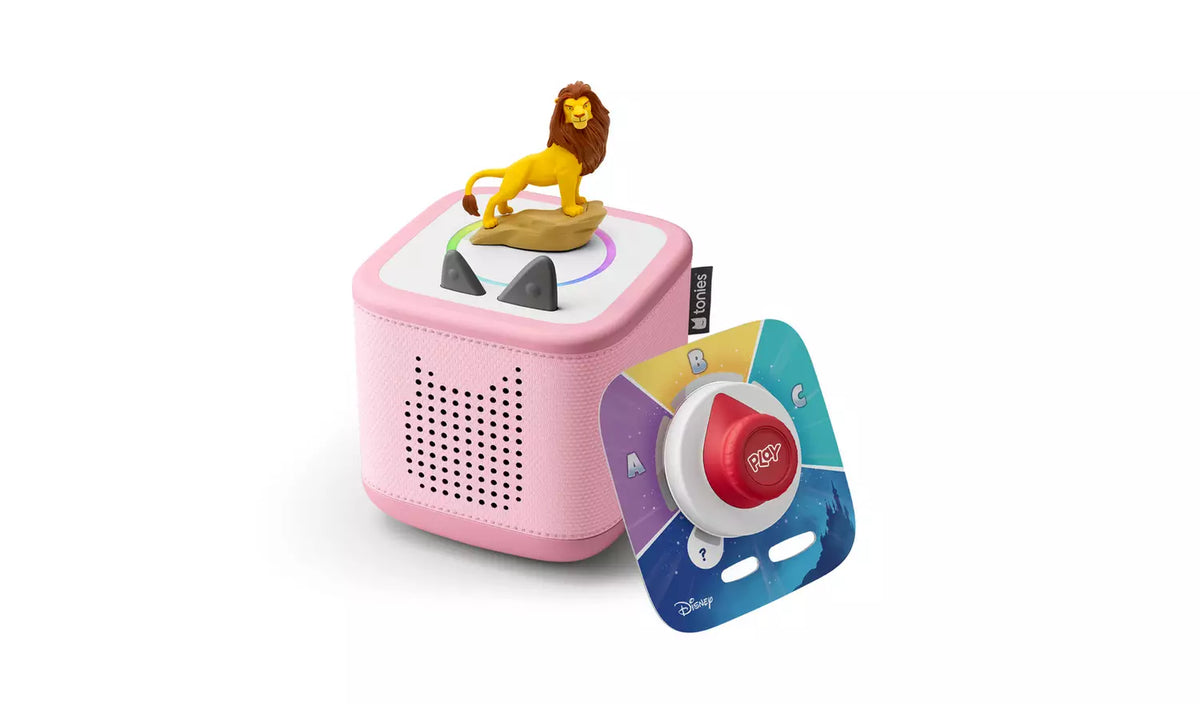 Tonies - Pink Toniebox 2 Play Set with Lion King