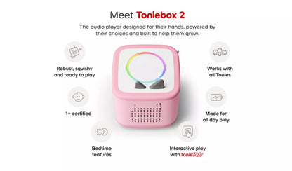 Tonies - Pink Toniebox 2 Play Set with Lion King