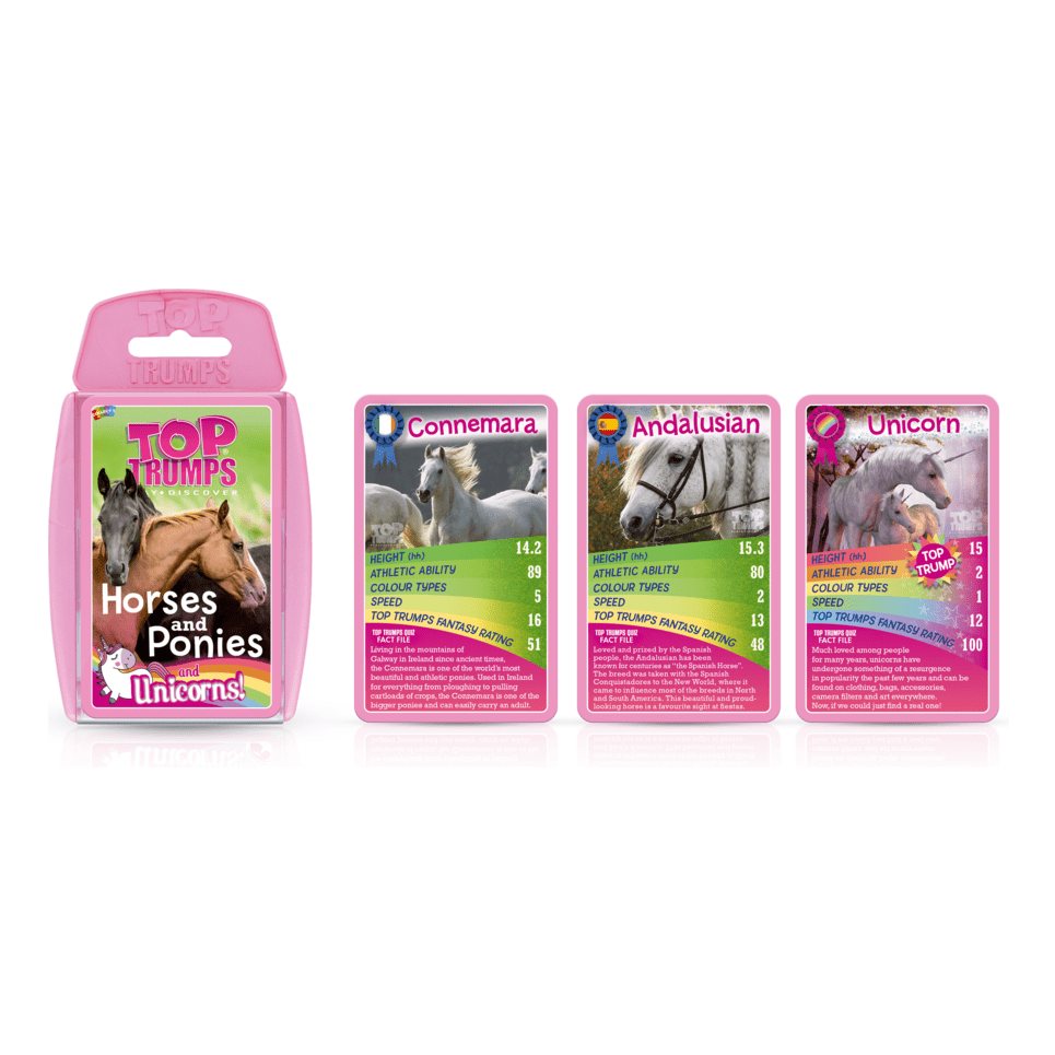 Top Trumps Horses, Ponies & Unicorns Card Game