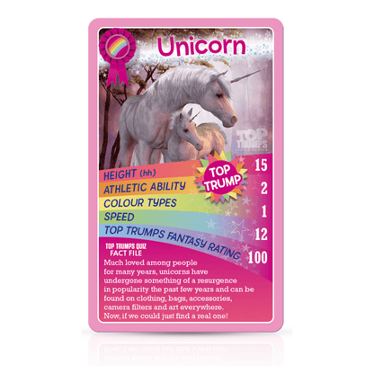 Top Trumps Horses, Ponies & Unicorns Card Game