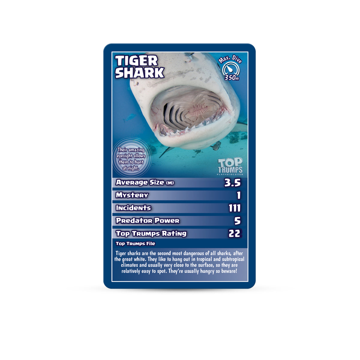 Top Trumps Sharks Card Game