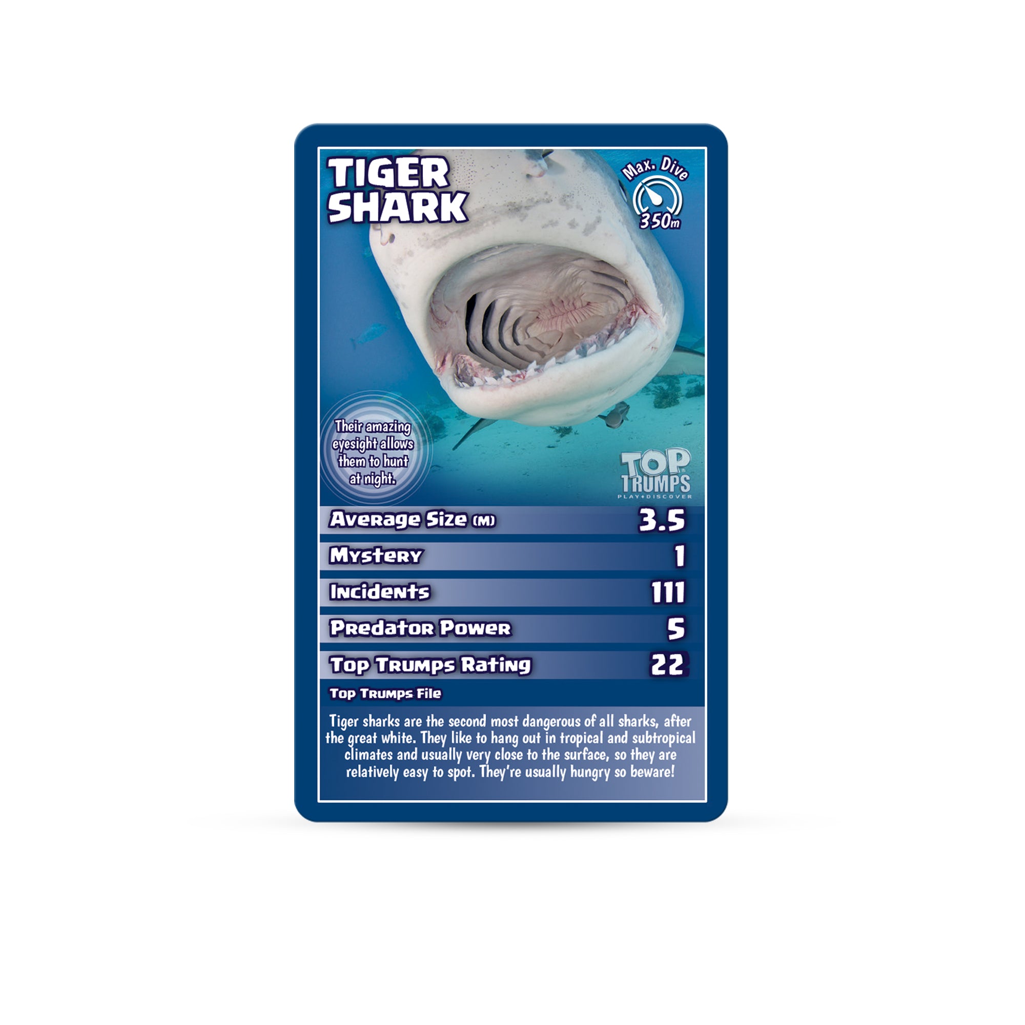 Top Trumps Sharks Card Game