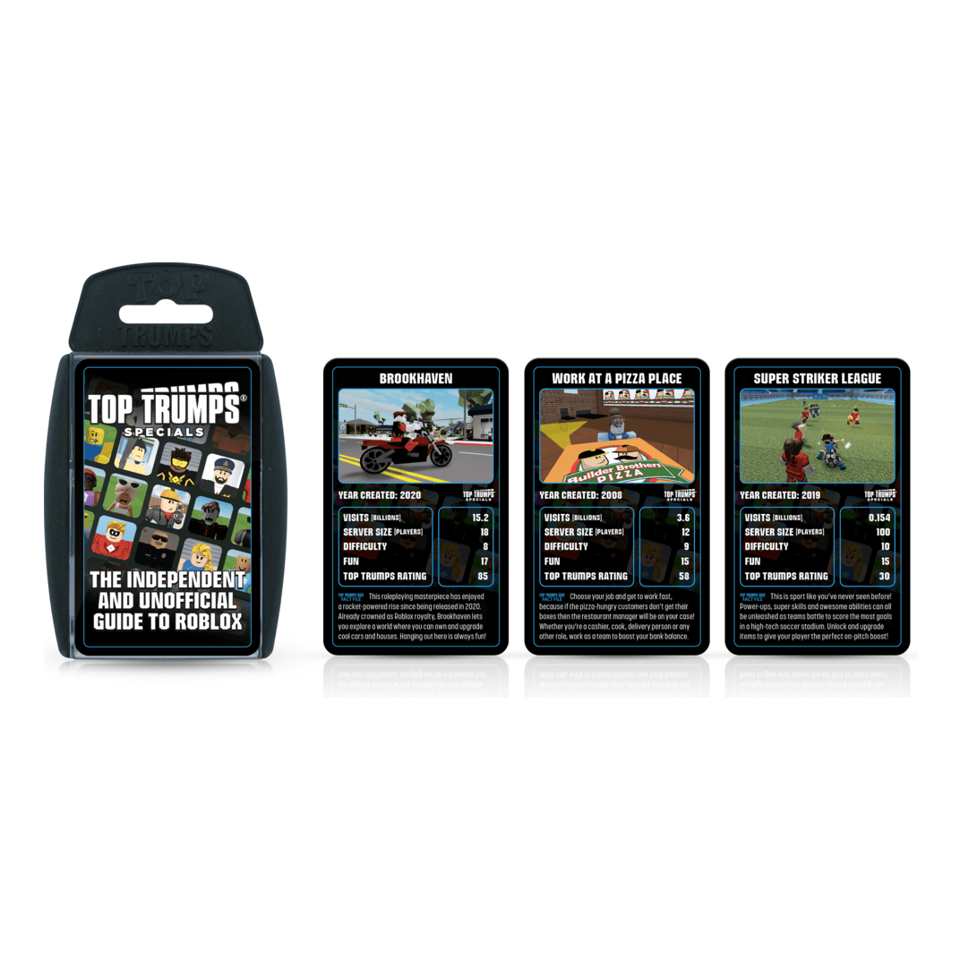 Top Trumps Roblox The Independent & Unofficial Guide Card Game