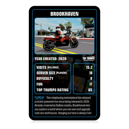 Top Trumps Roblox The Independent & Unofficial Guide Card Game
