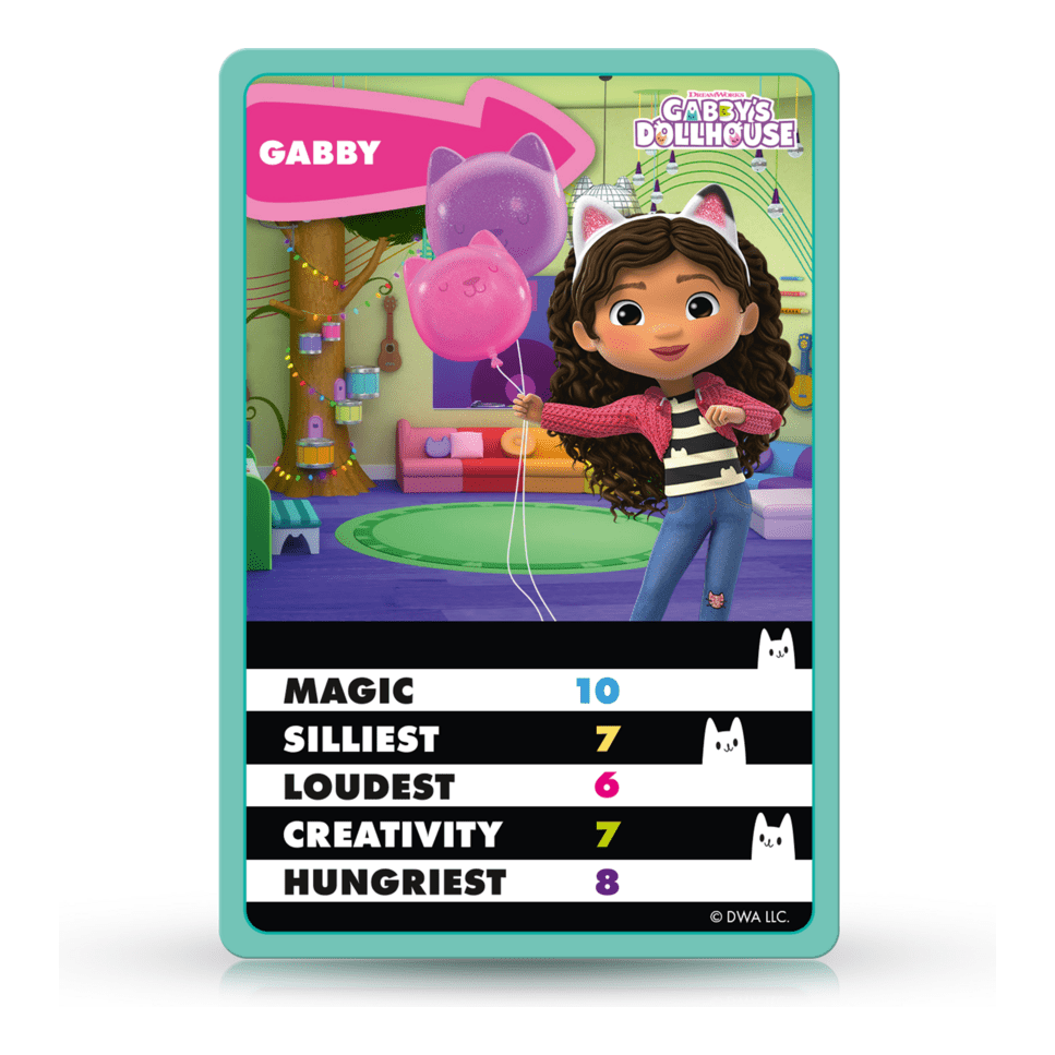 Top Trumps Junior Gabby's Dollhouse Card Game