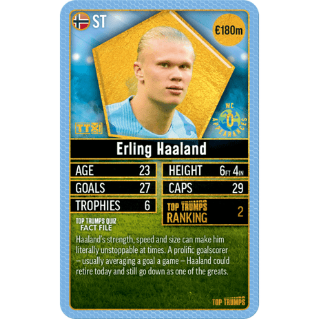 Top Trumps World Football Stars Top 200 Pack 3 Card Game