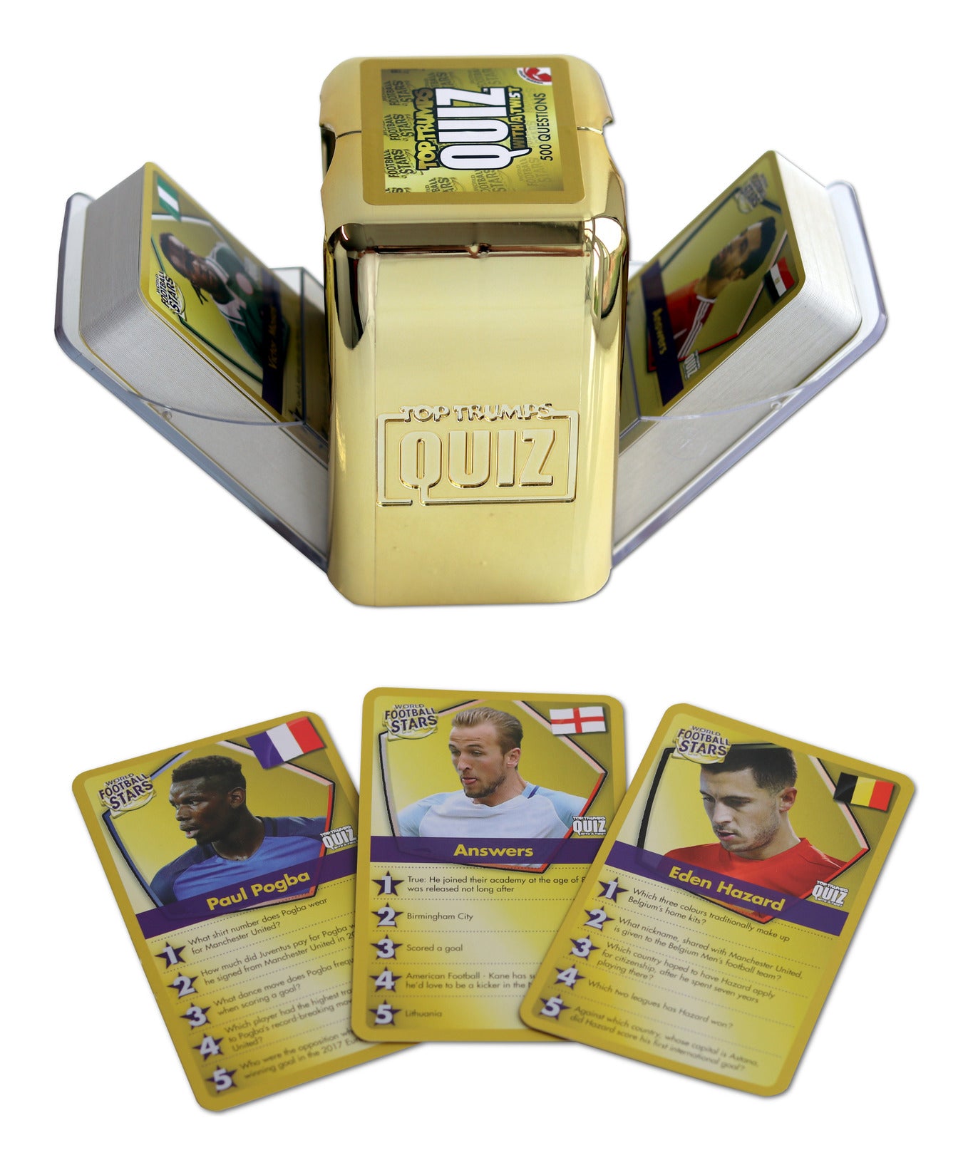 Top Trumps Quiz World Football Stars Card Game