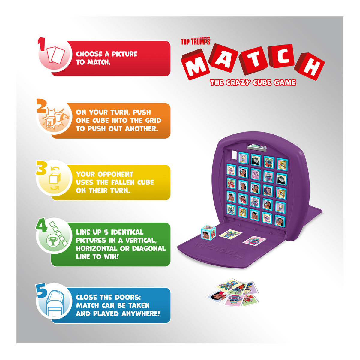 Top Trumps Match Stitch Board Game