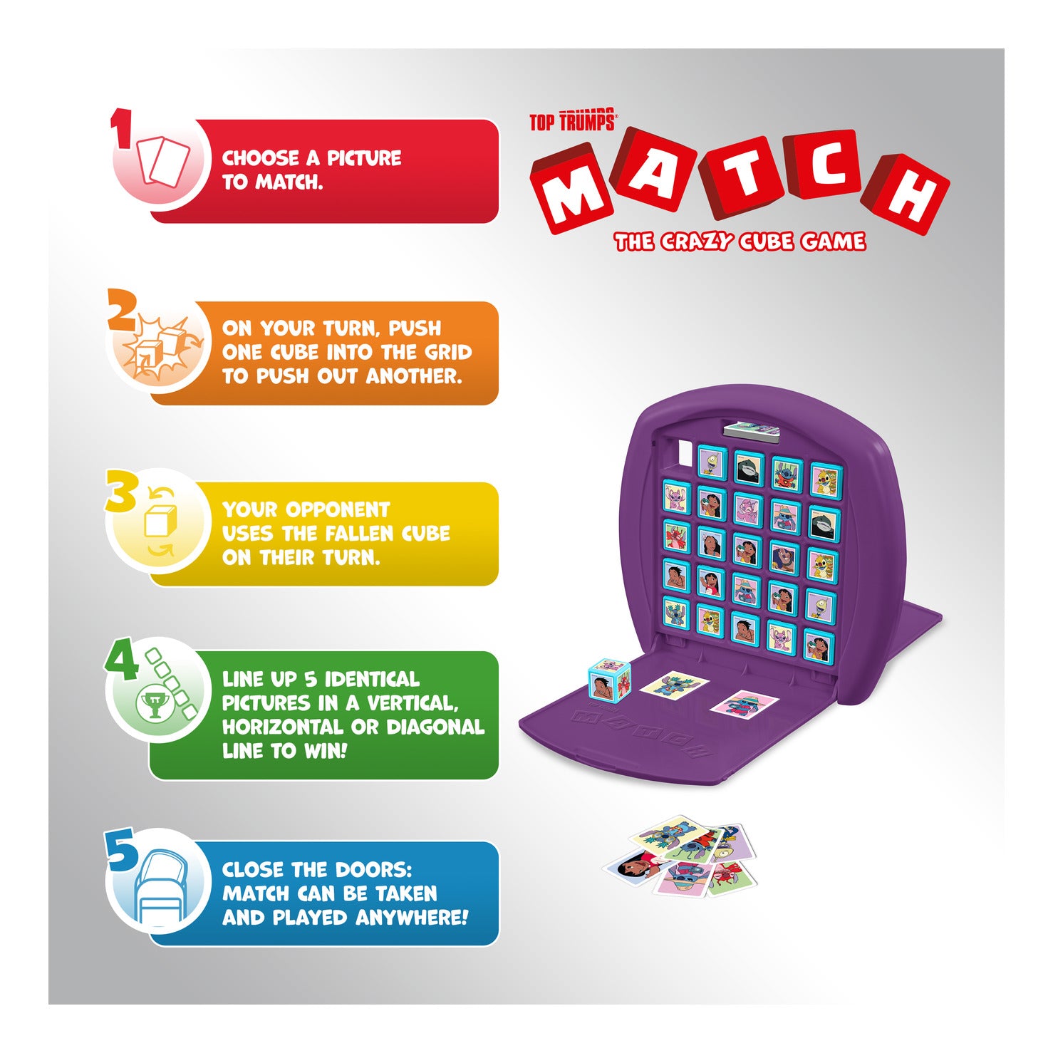 Top Trumps Match Stitch Board Game