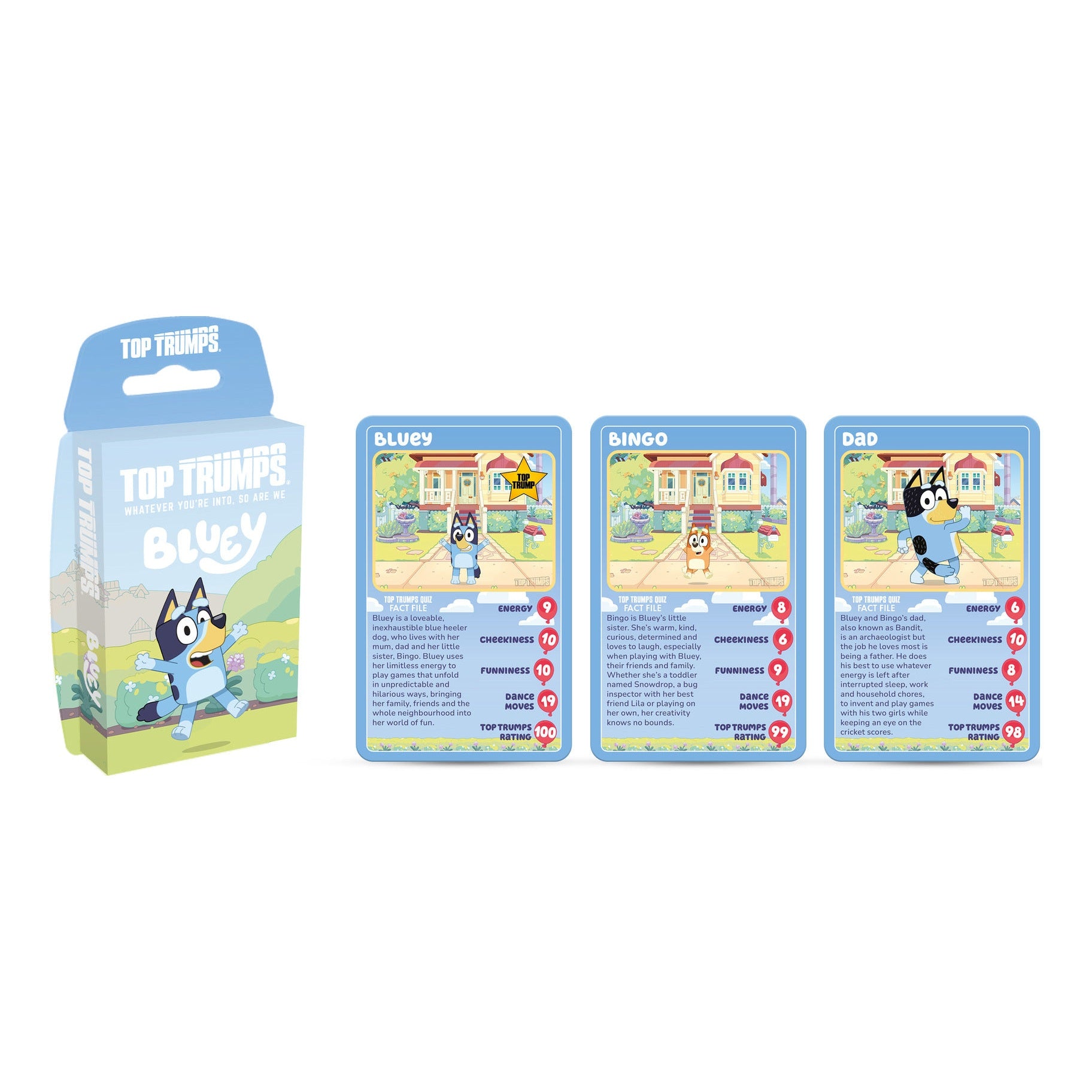 Bluey Top Trumps Specials Card Game