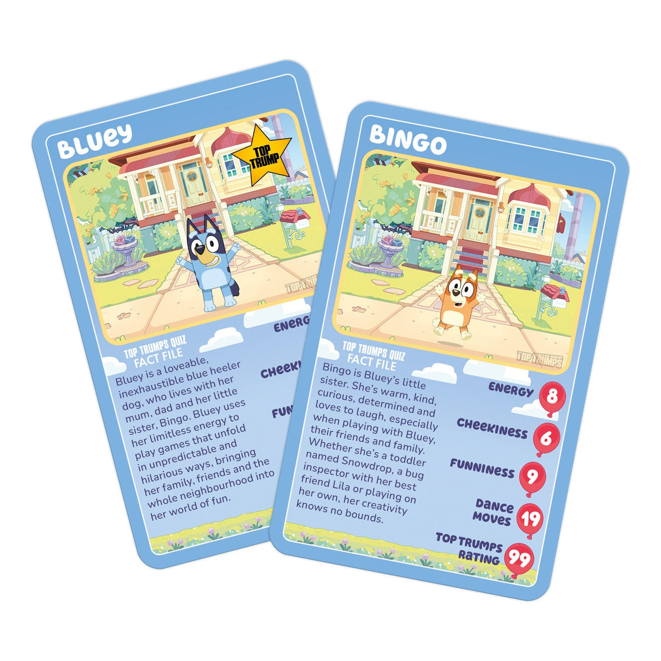 Bluey Top Trumps Specials Card Game