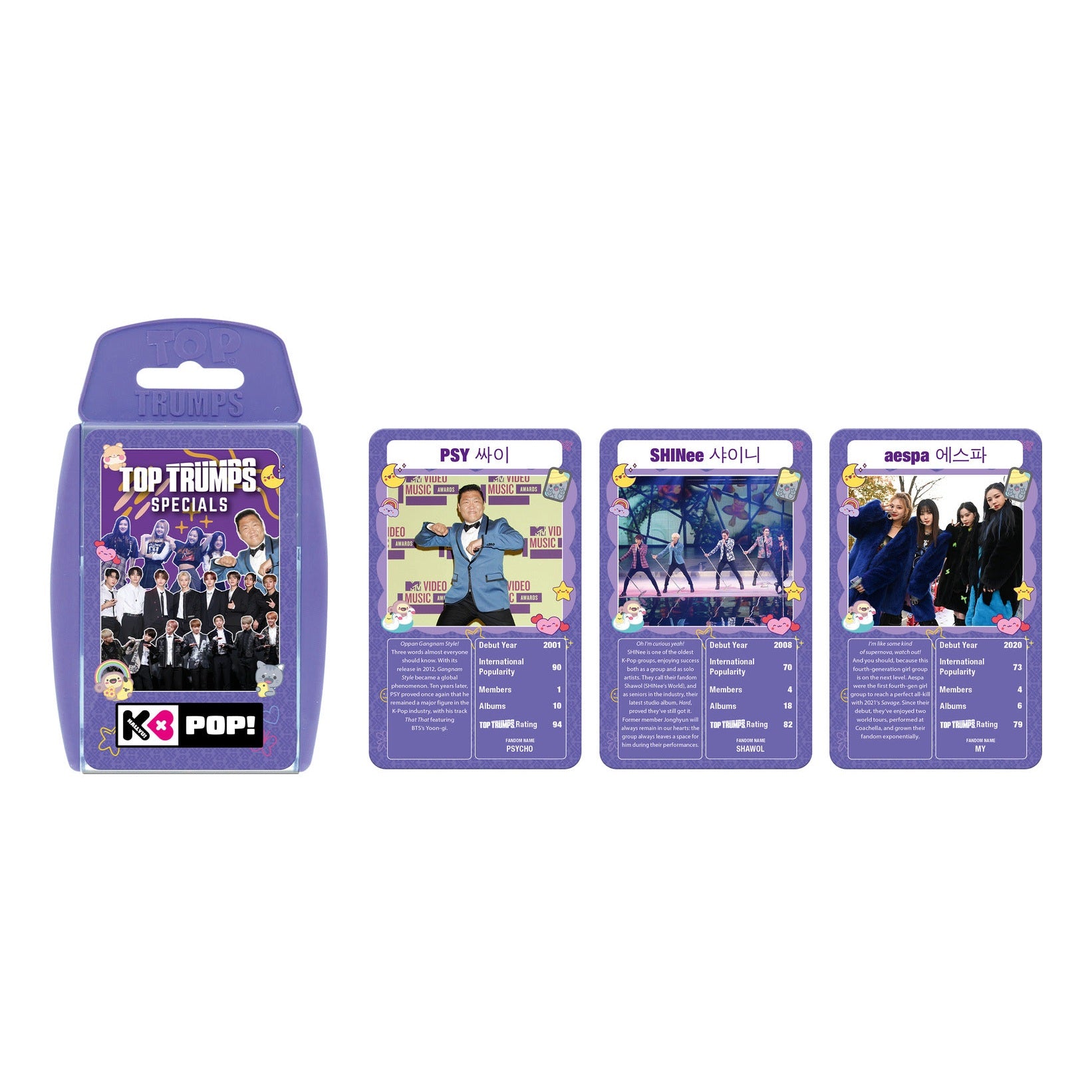 Top Trumps K-Pop Specials Card Game