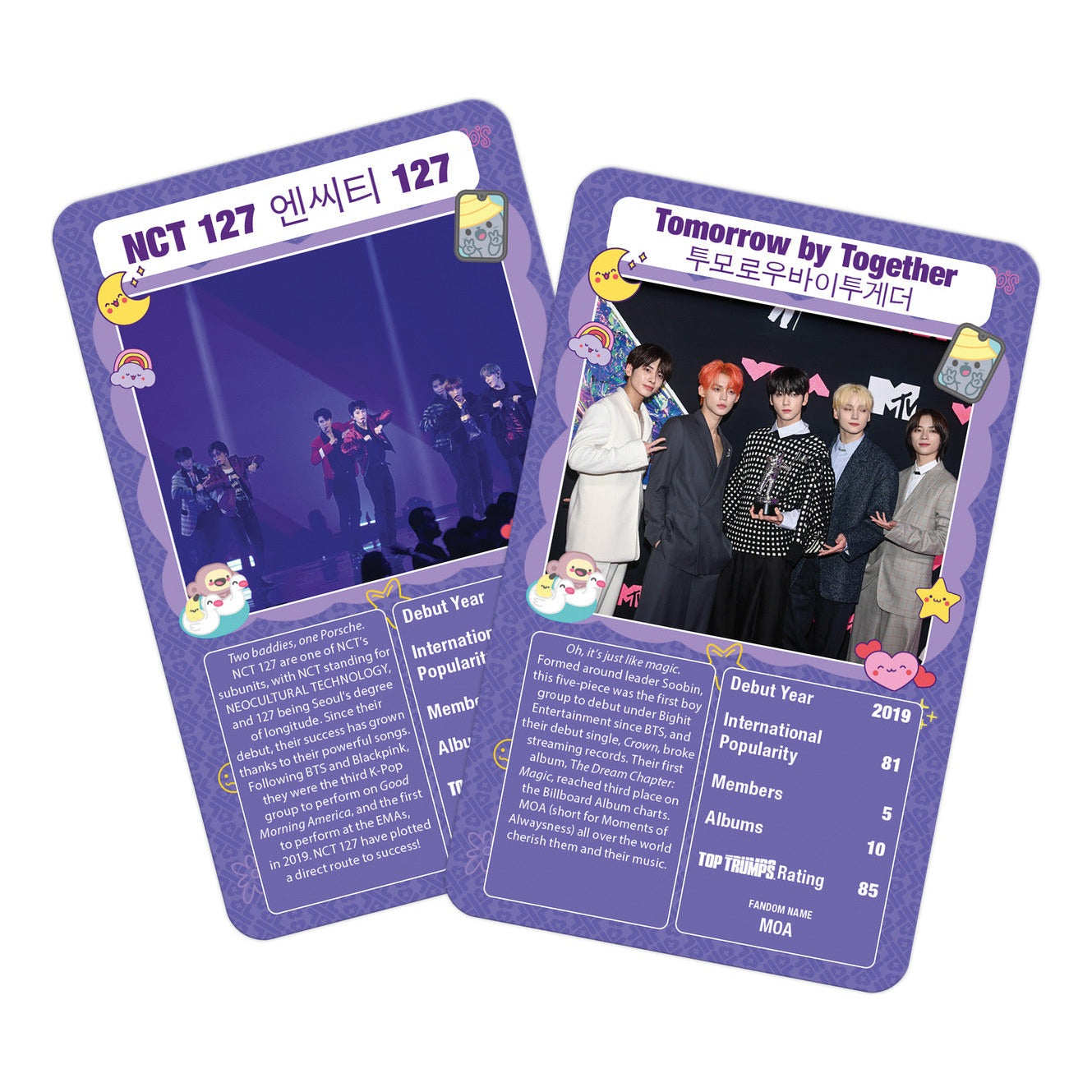 Top Trumps K-Pop Specials Card Game