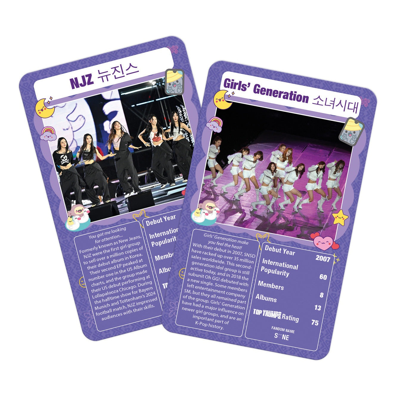 Top Trumps K-Pop Specials Card Game