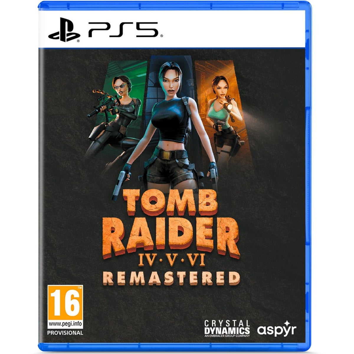 Tomb Raider IV-VI Remastered Starring Lara Croft for PlayStation 5 (Disc)