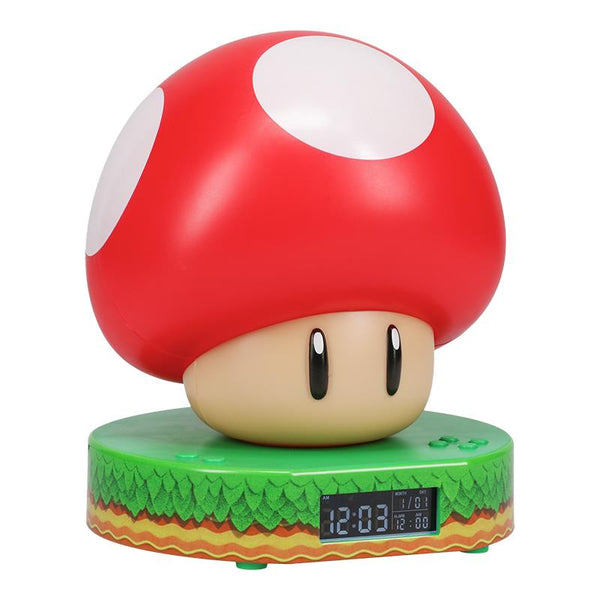 Paladone Super Mario Super Mushroom Digital Alarm Clock