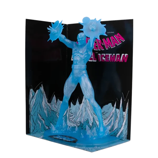 McFarlane Toys Marvel Tales #229 Iceman 1:6 Scale Red Platinum Edition Figurine