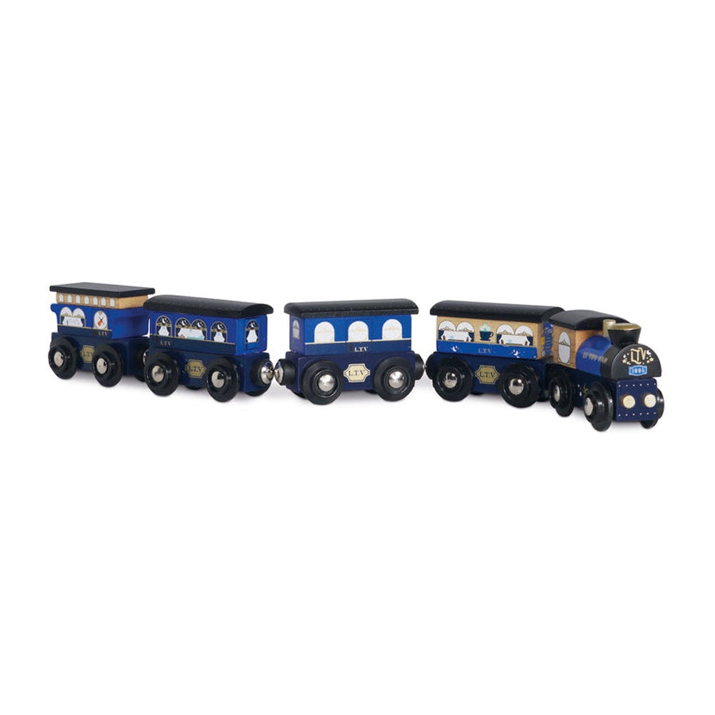 Le Toy Van Twilight Train 5-Piece Wooden Train Set