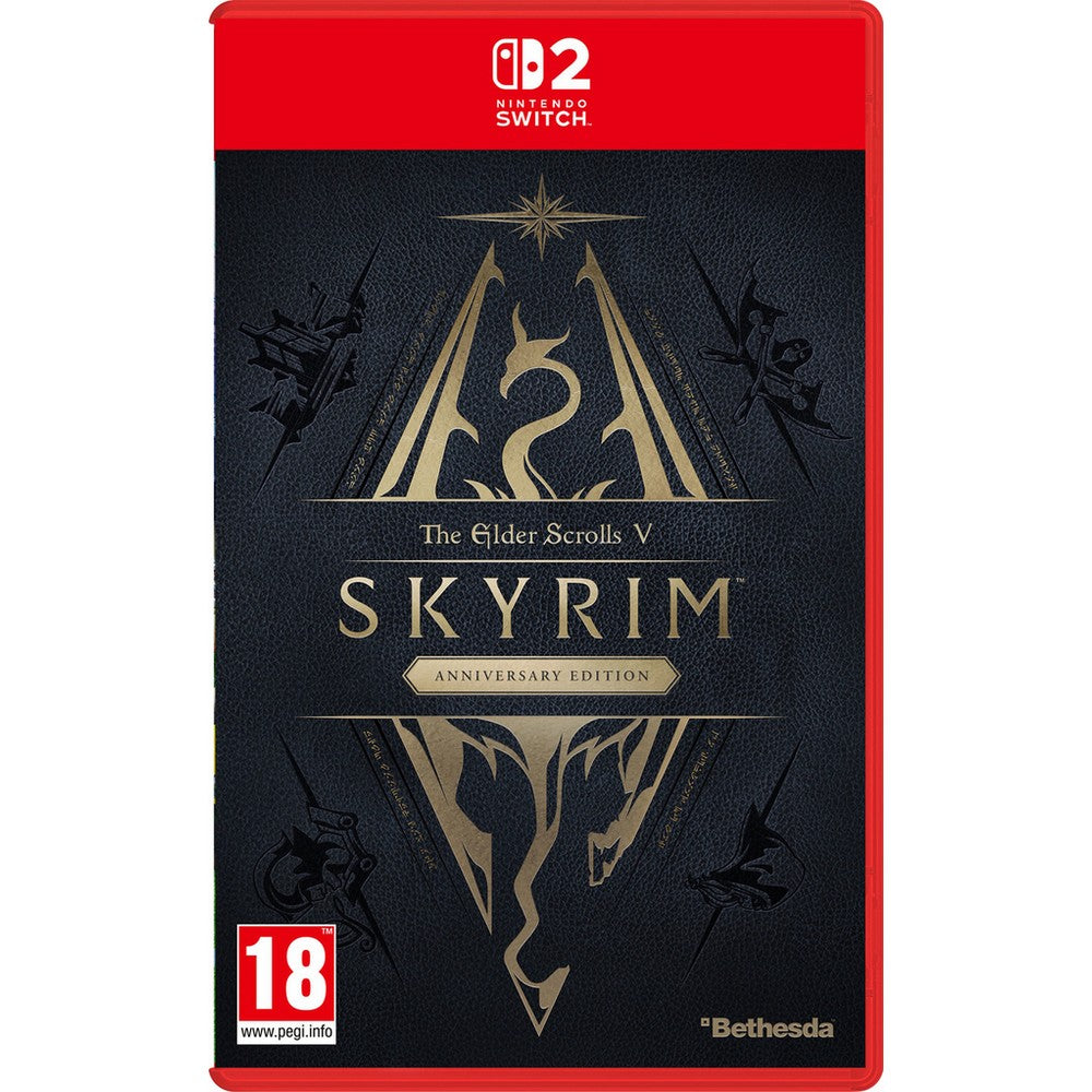 The Elder Scrolls V: Skyrim Anniversary Edition for Nintendo Switch 2 (Code in Box)