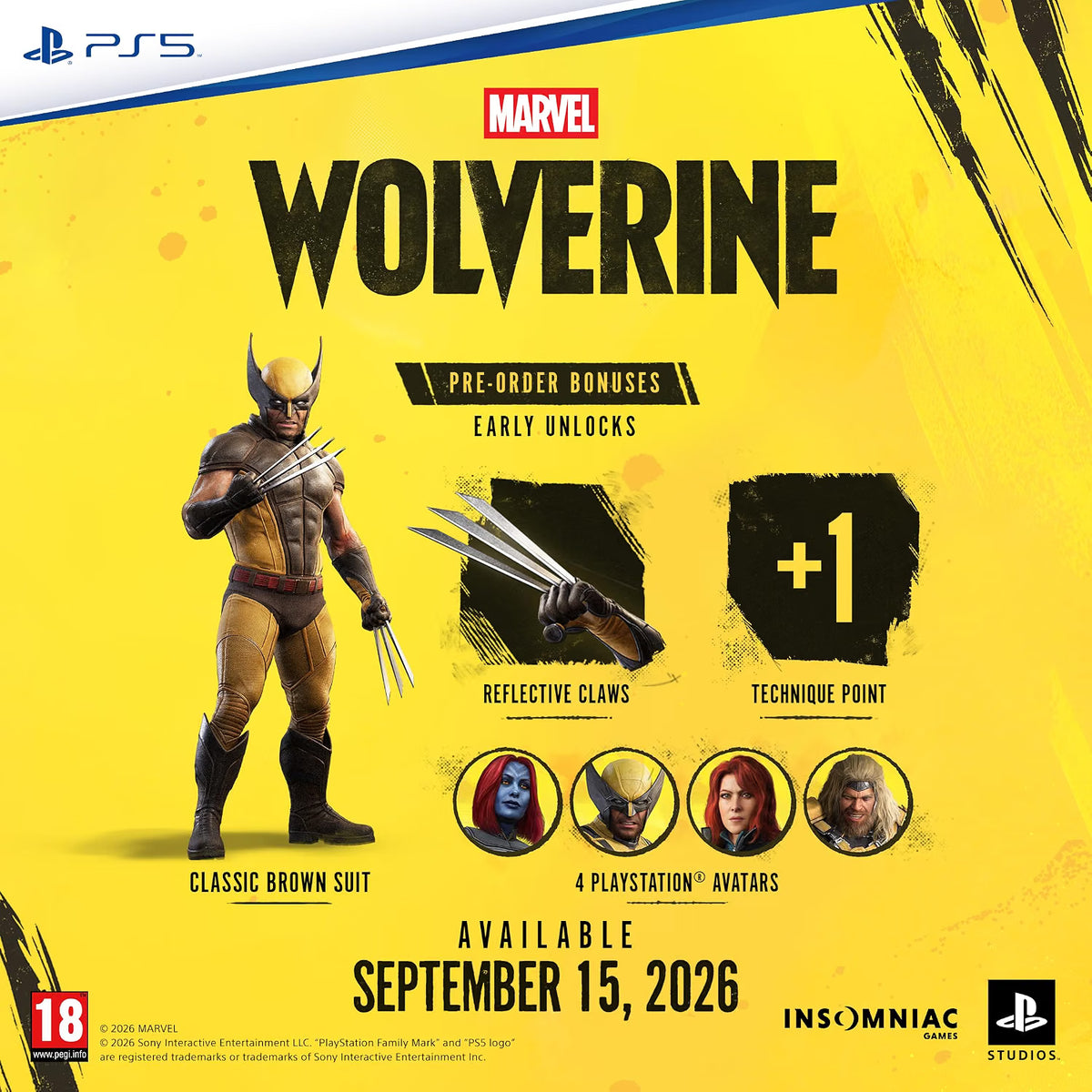 Marvel’s Wolverine - PlayStation 5 (Disc)