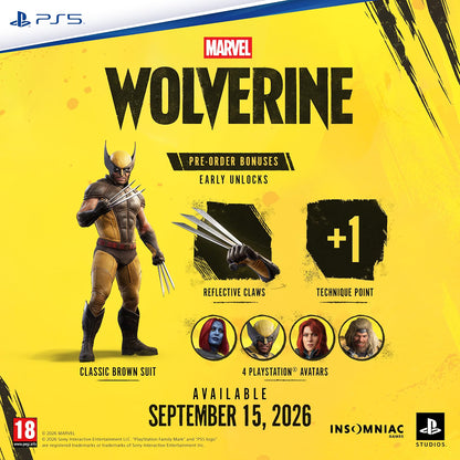 Marvel’s Wolverine - PlayStation 5 (Disc)