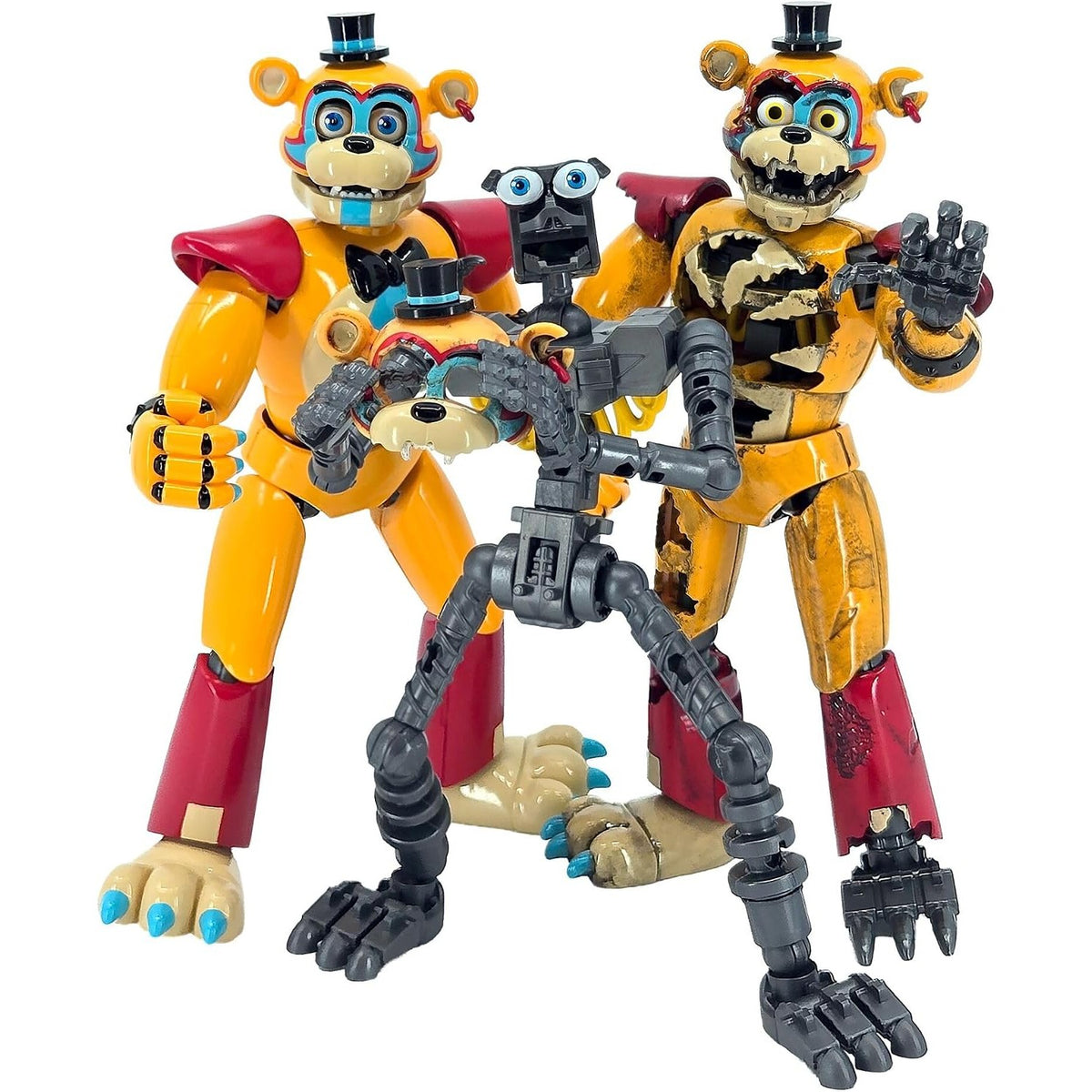 Five Nights at Freddy's Endo Series Glamrock Freddy & Shattered Glamrock Freddy 6-Inch Figure